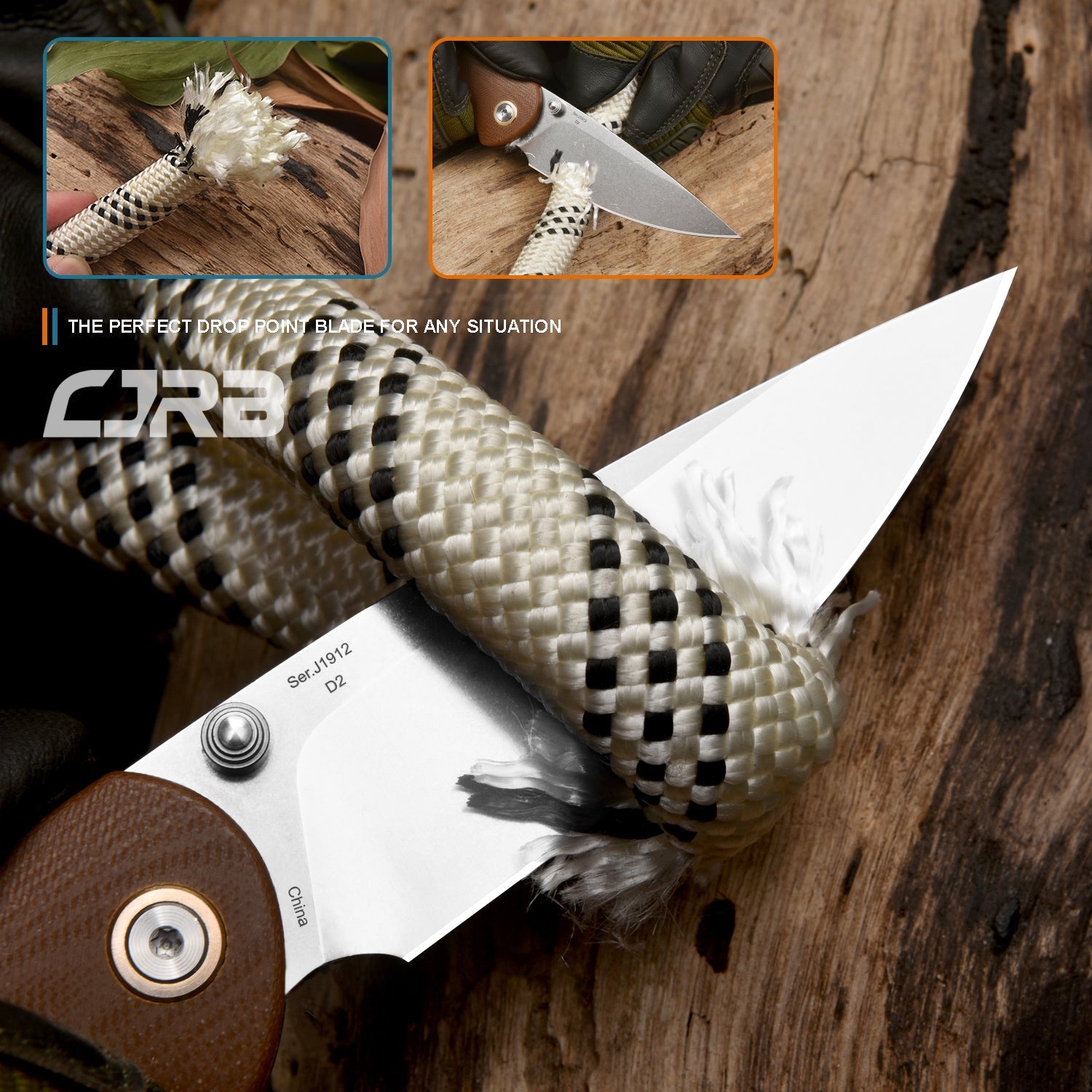 CJRB Feldspar J1912S-BNC handle detail
