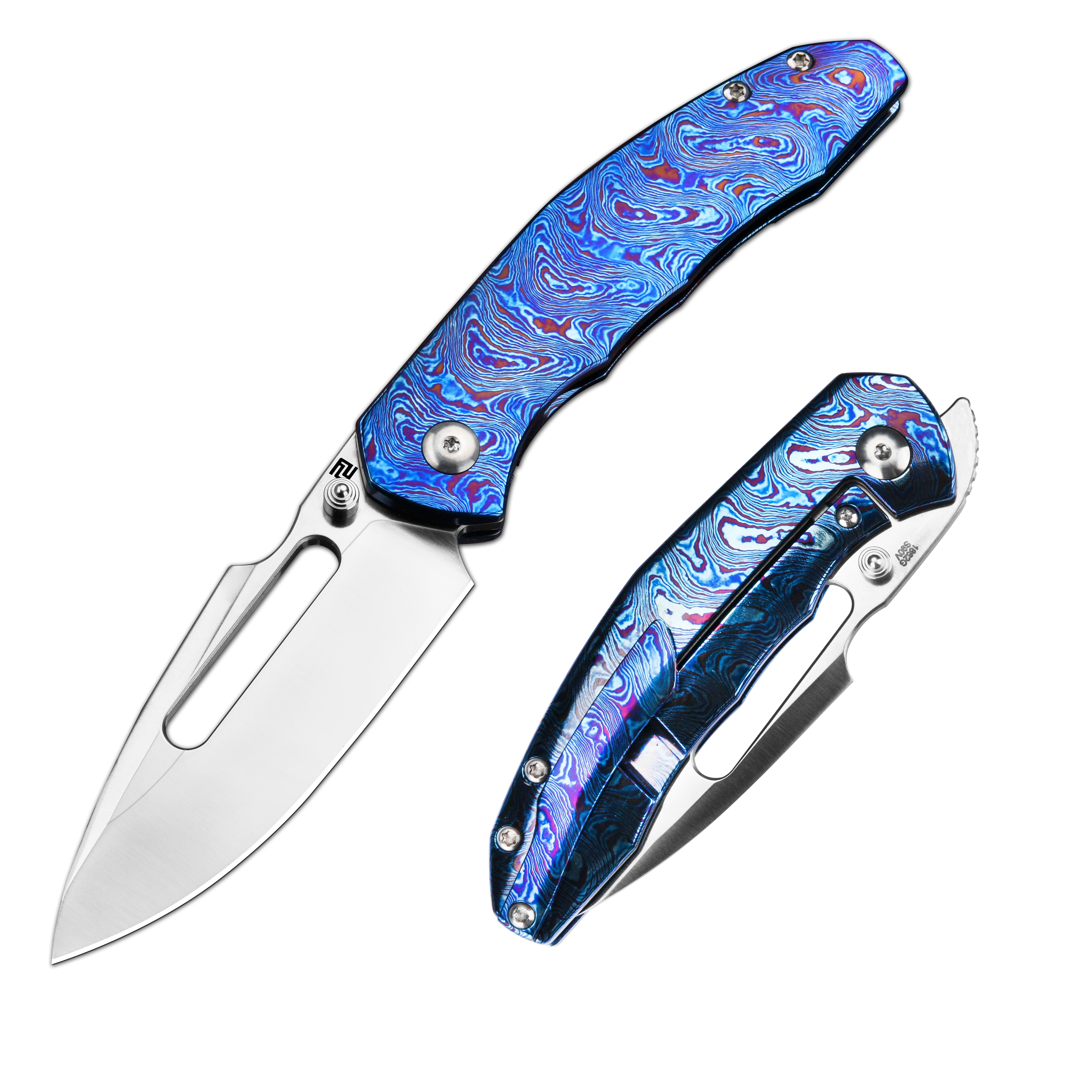 Artisan Cutlery Full Dress Boa Boa full dress handle folding knife
