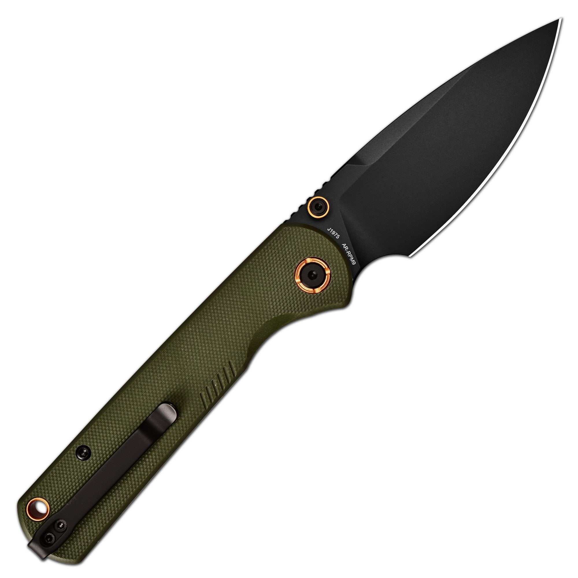 CJRB Latitude J1975-BGN folding knife detail view