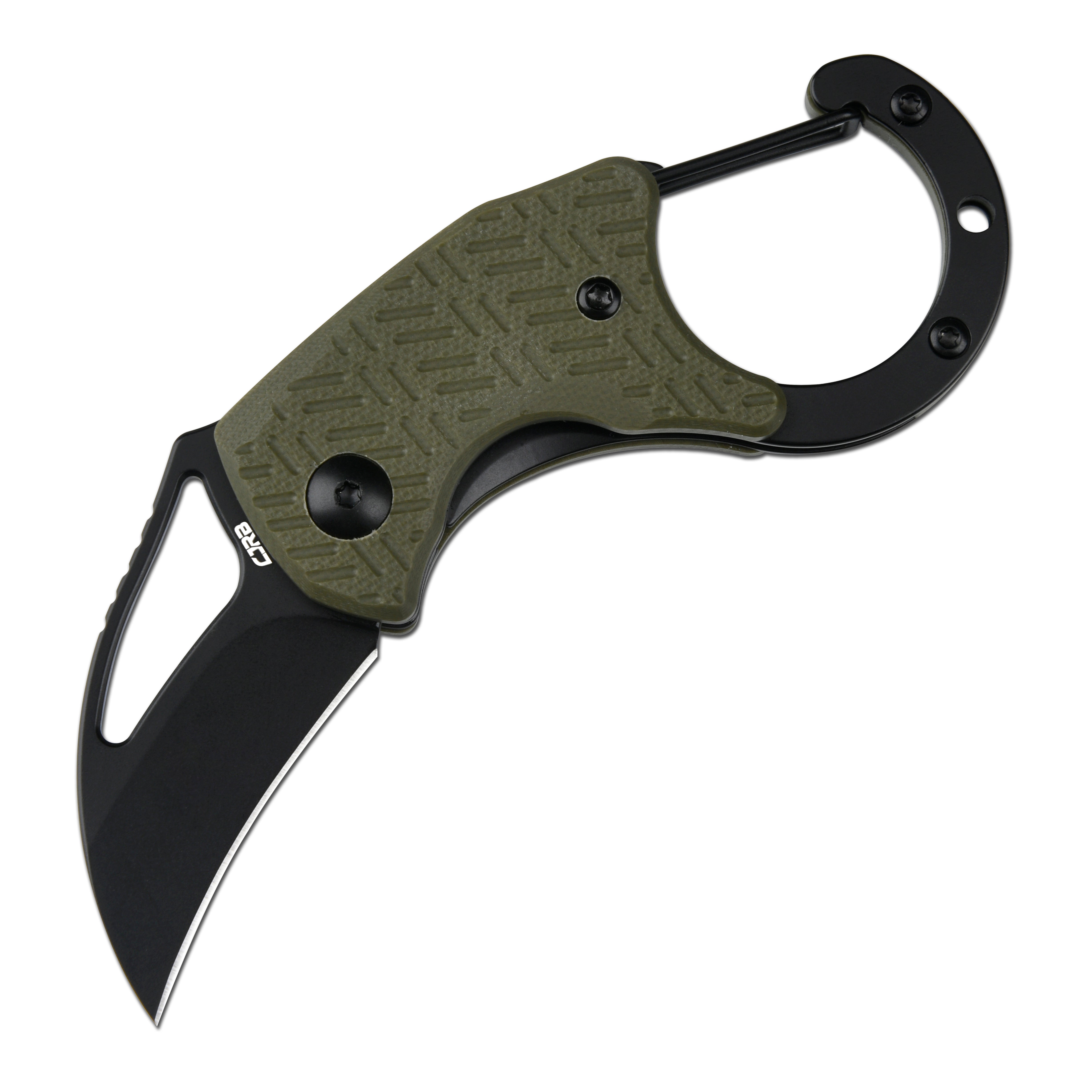 CJRB Anansi J1964-BGN folding knife with AR-RPM9 black PVD blade
