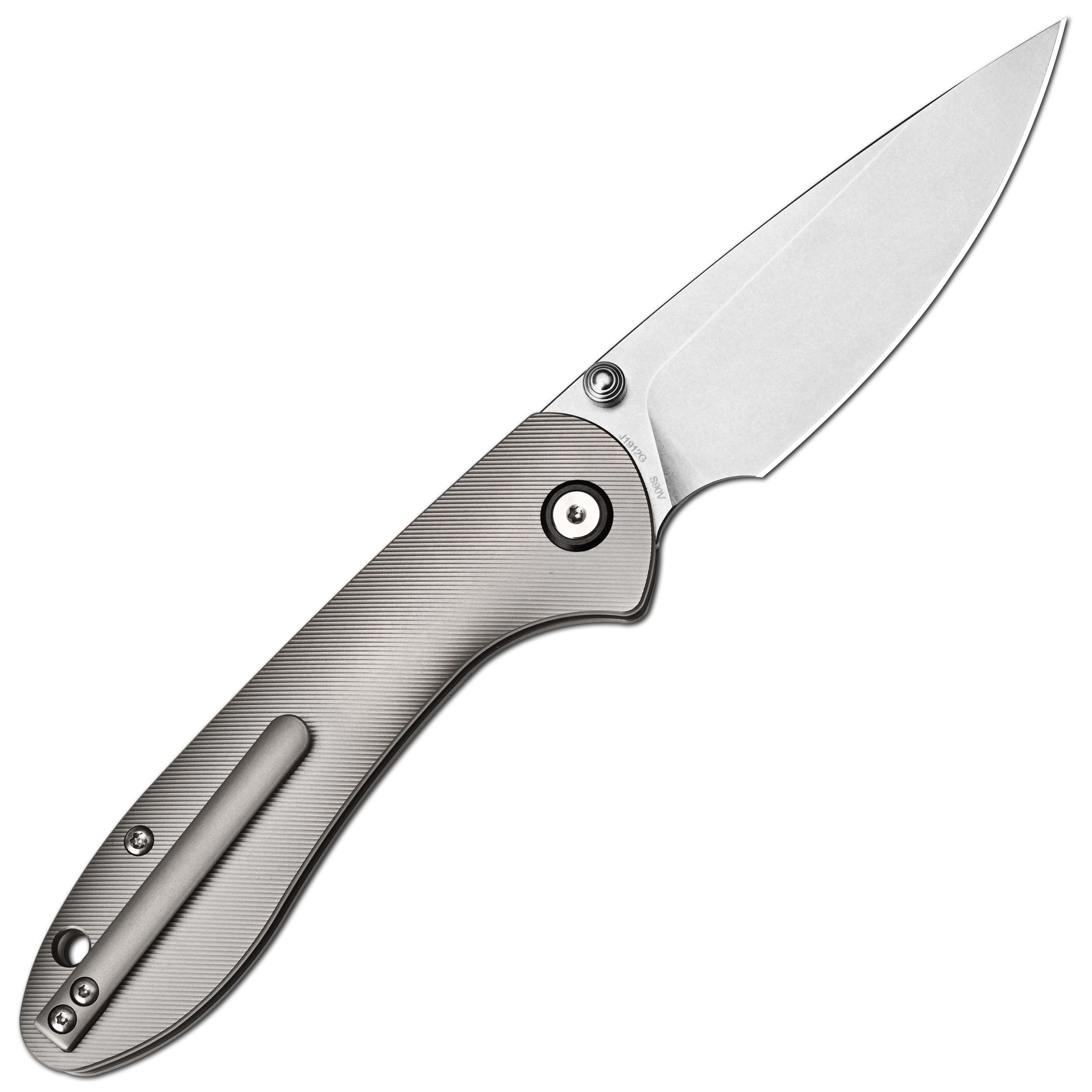 Building the Feldspar: Contoured folding knife with titanium handle