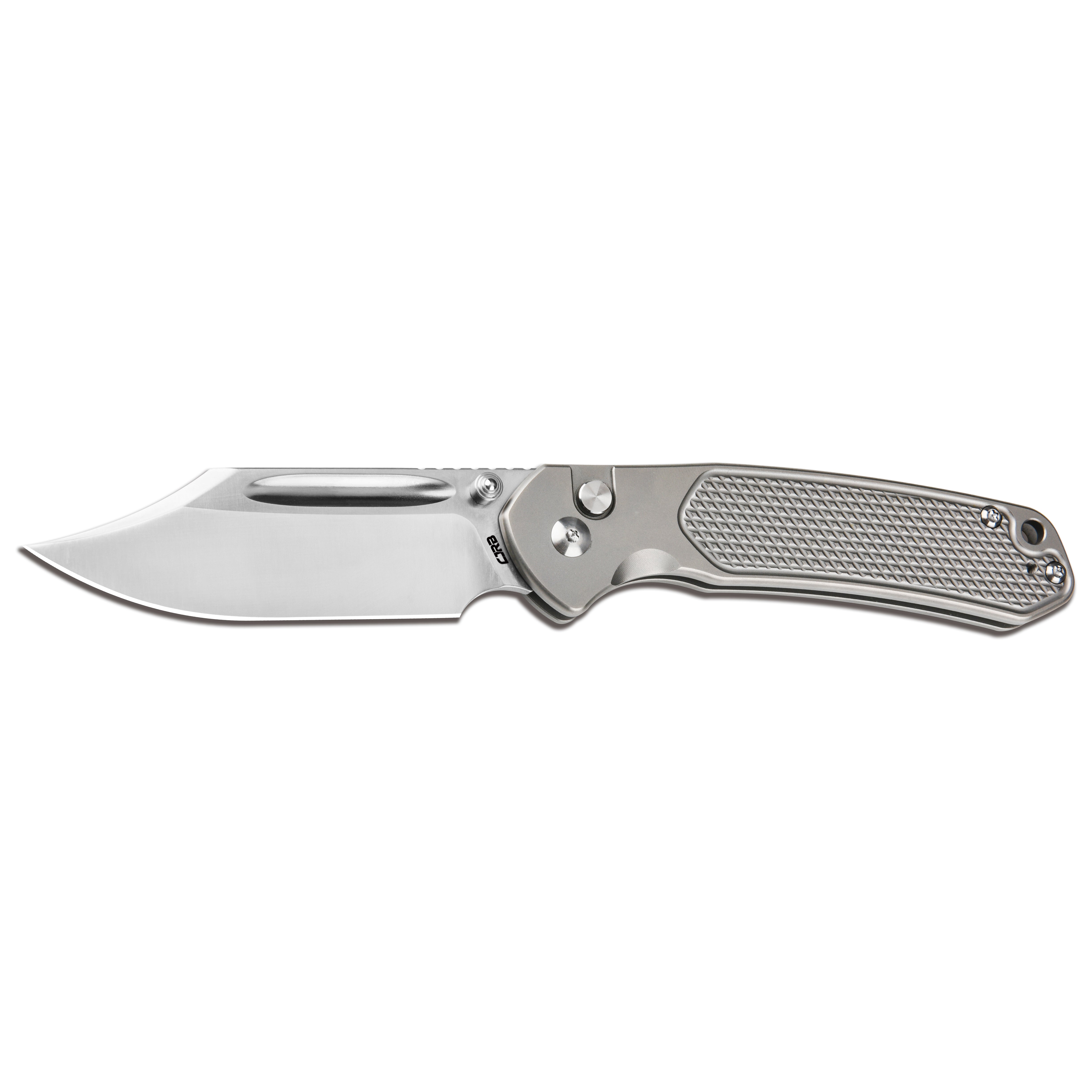 CJRB Bowie Pyrite J1942T handle close-up