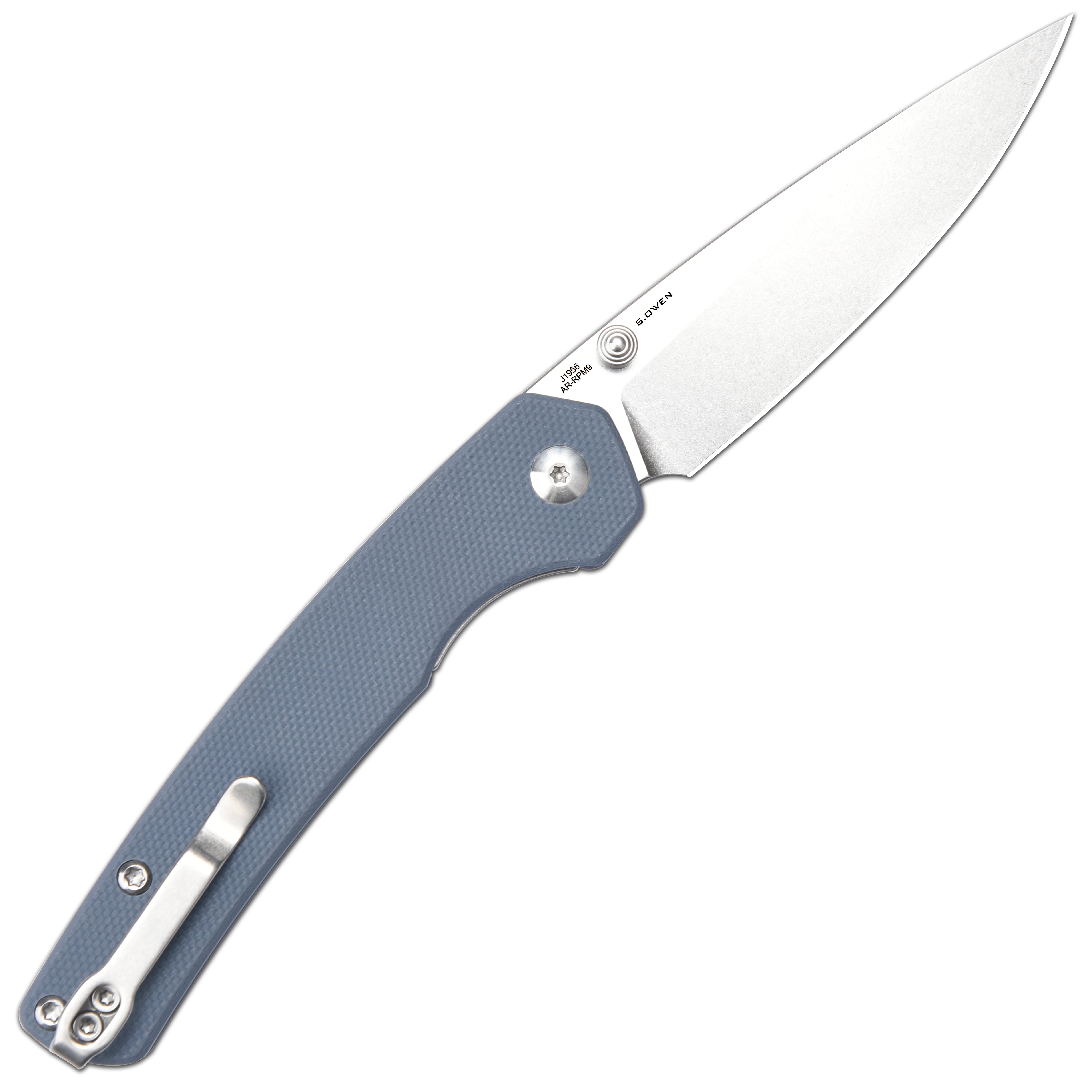 CJRB Kain J1956-GY folding knife detail view