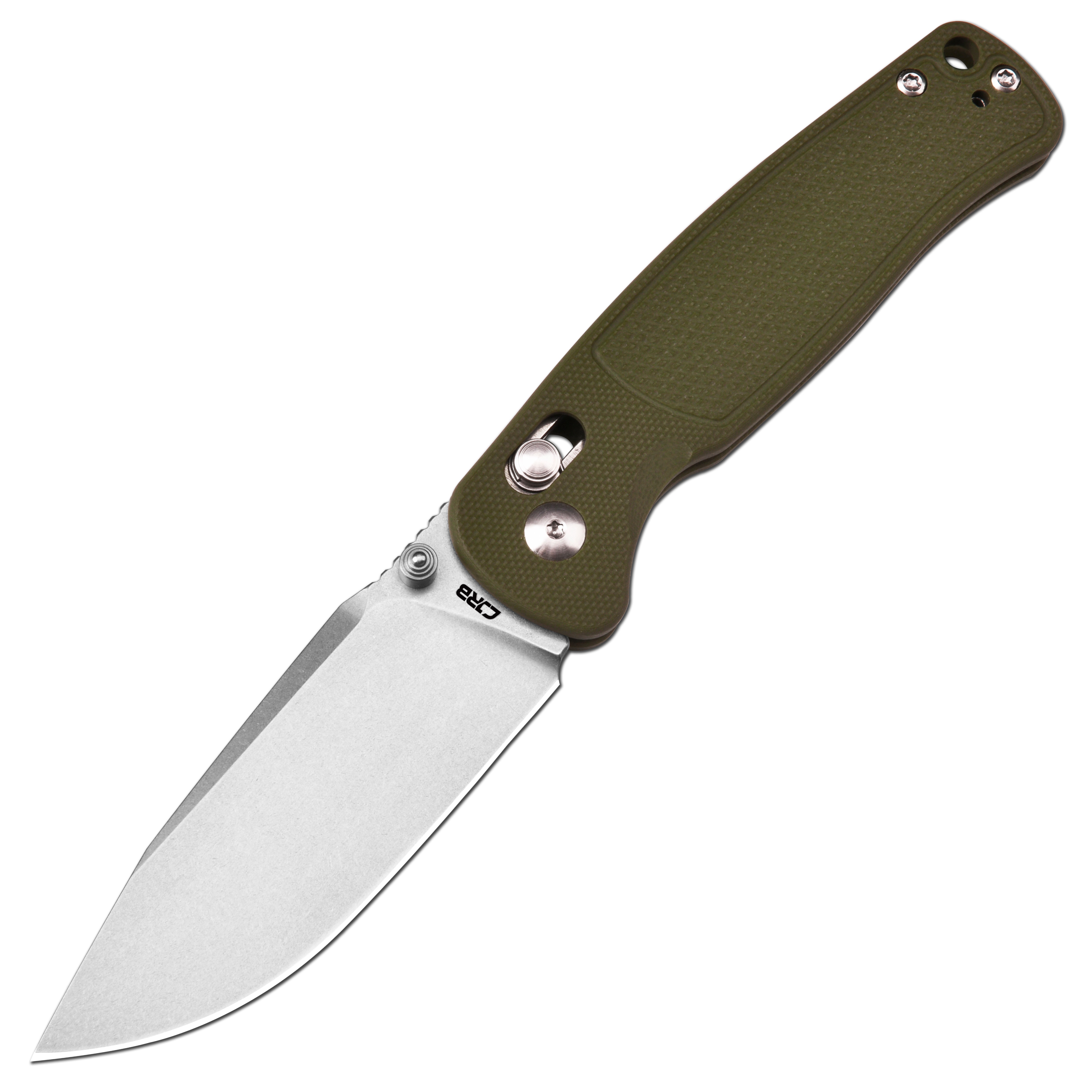 CJRB Shale J1943-GN folding knife with AR-RPM9 stone wash blade
