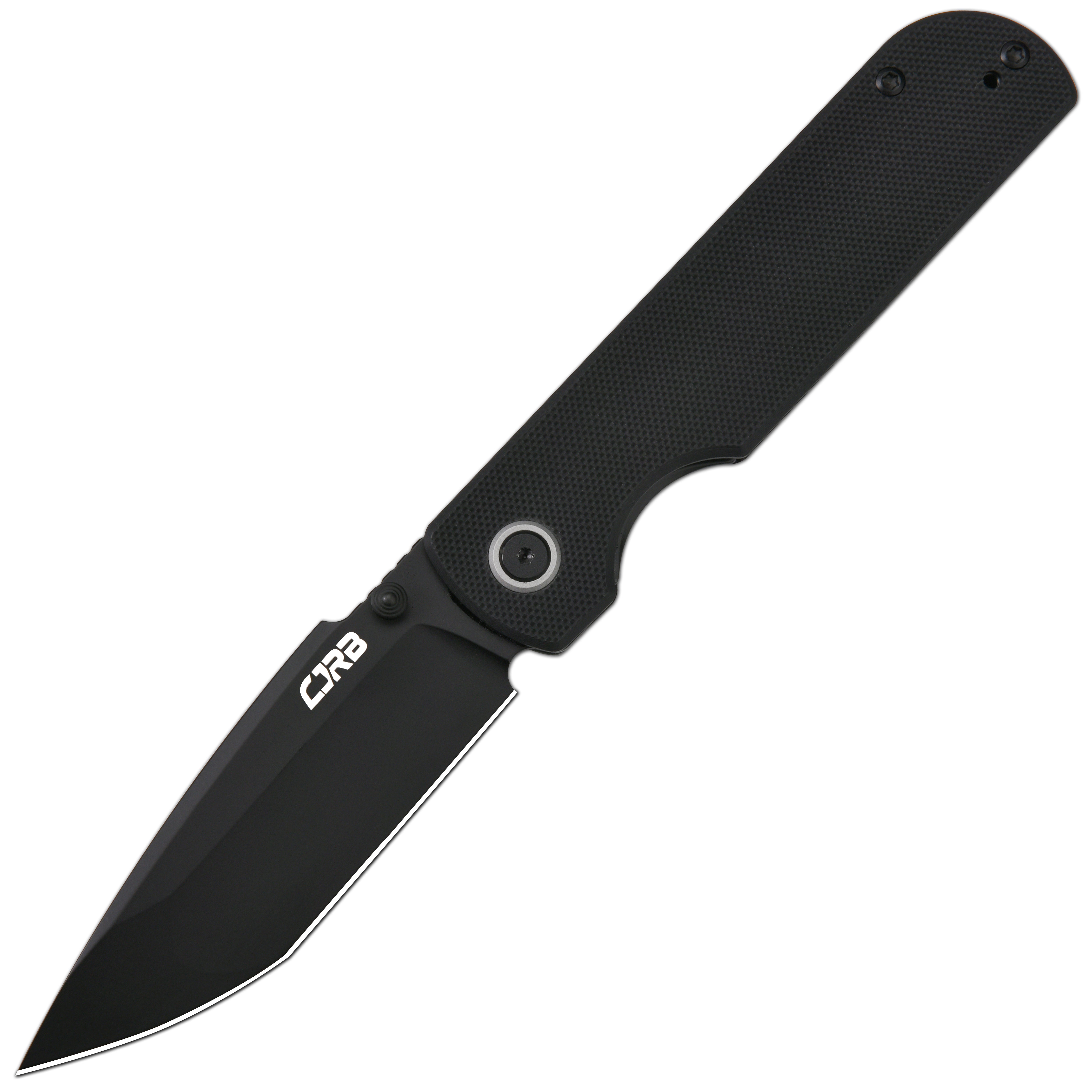 CJRB Nova J1937-BBK folding knife with AR-RPM9 black PVD blade