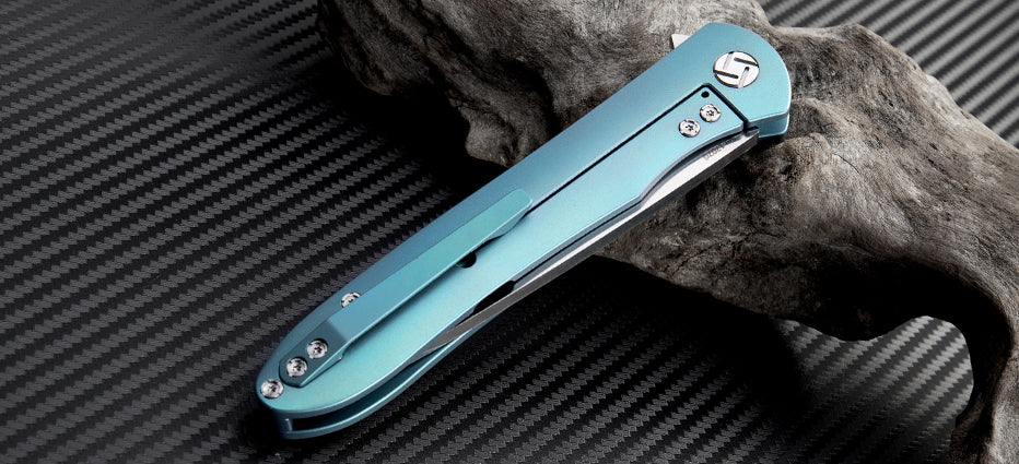 Artisan Cutlery Shark 1707G handle detail