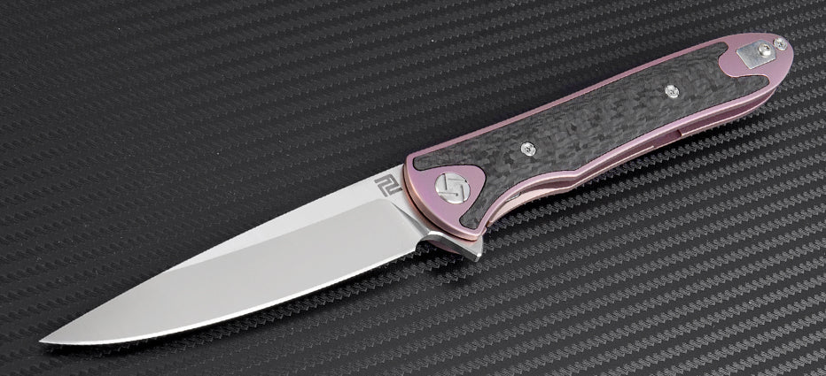 Artisan Cutlery Shark 1707G folding knife with titanium handle
