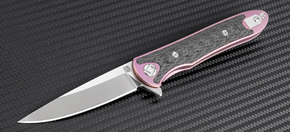 Artisan Cutlery Shark 1707GS folding knife with titanium handle