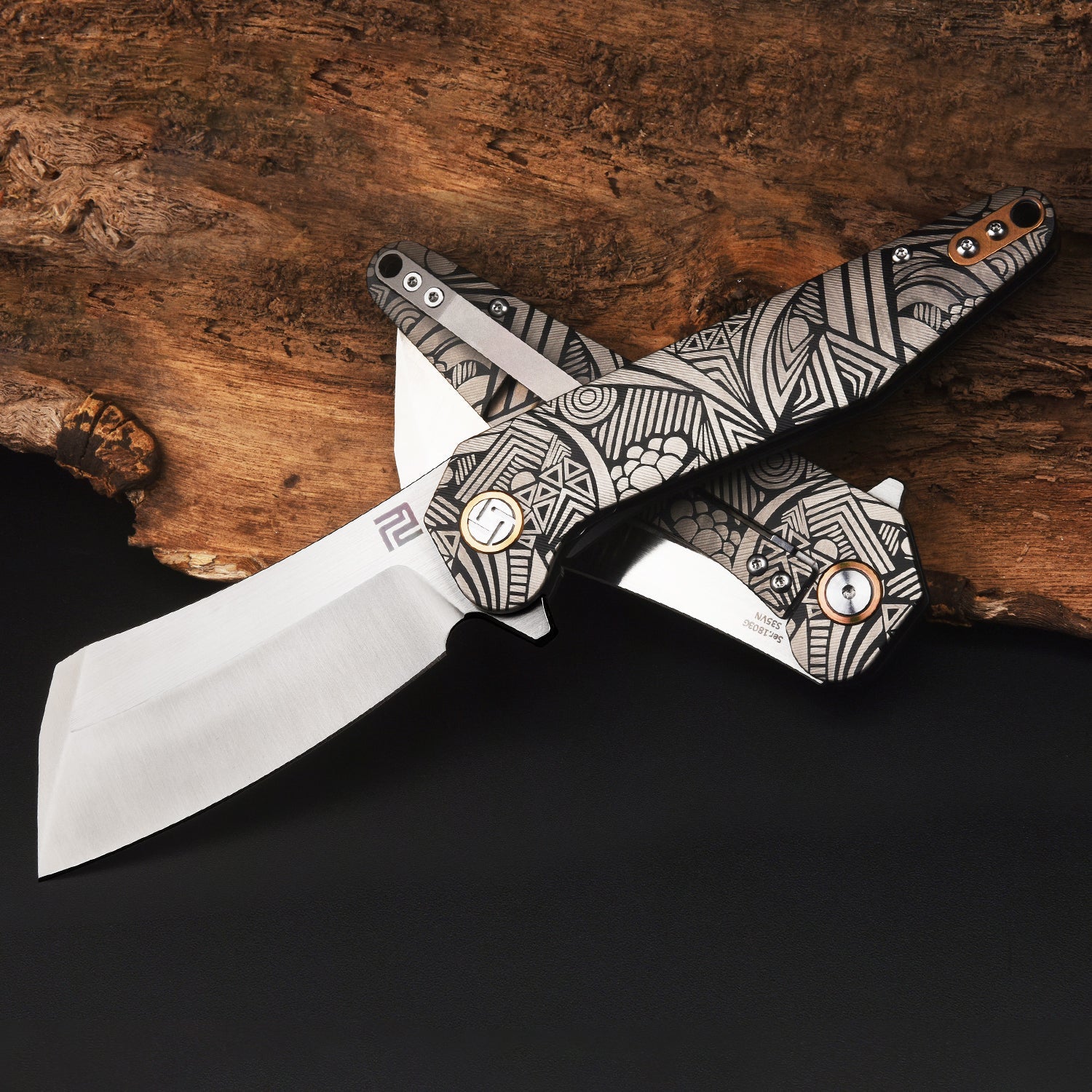 Artisan Cutlery Osprey 1803G folding knife with S35VN blade