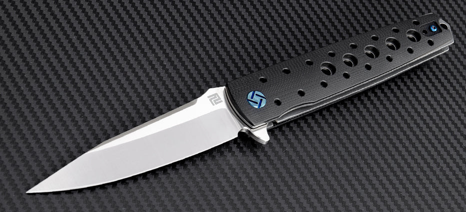 Virgina(ATZ-1807G)S35VN Knife handle detail