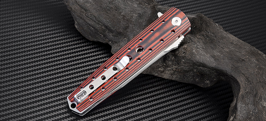 Virgina(ATZ-1807P)G10(Curve) Knife folding knife with G10 handle