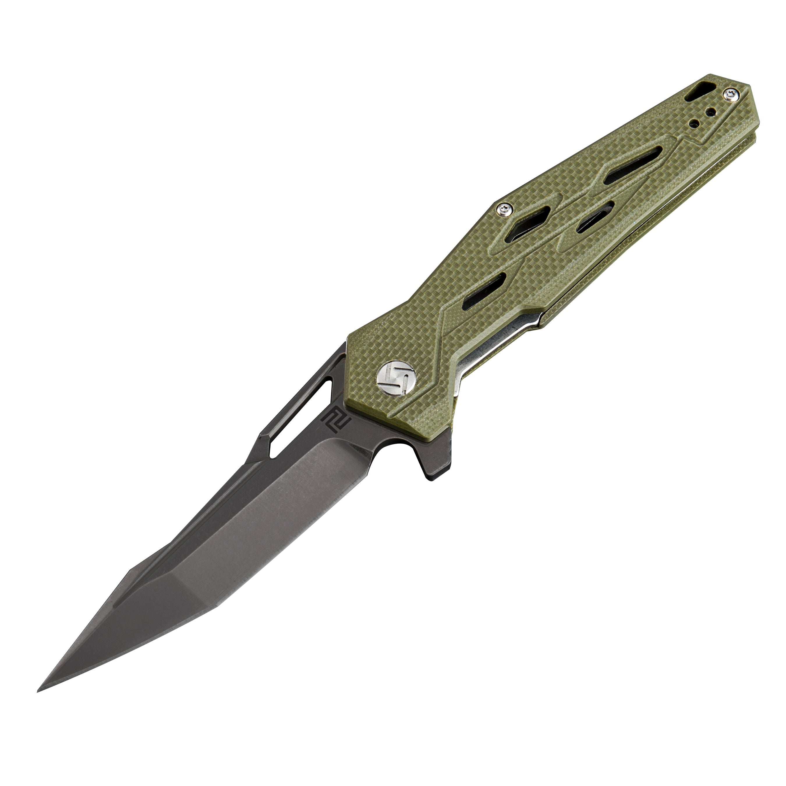 Artisan Cutlery Bombardier 1812P folding knife detail view