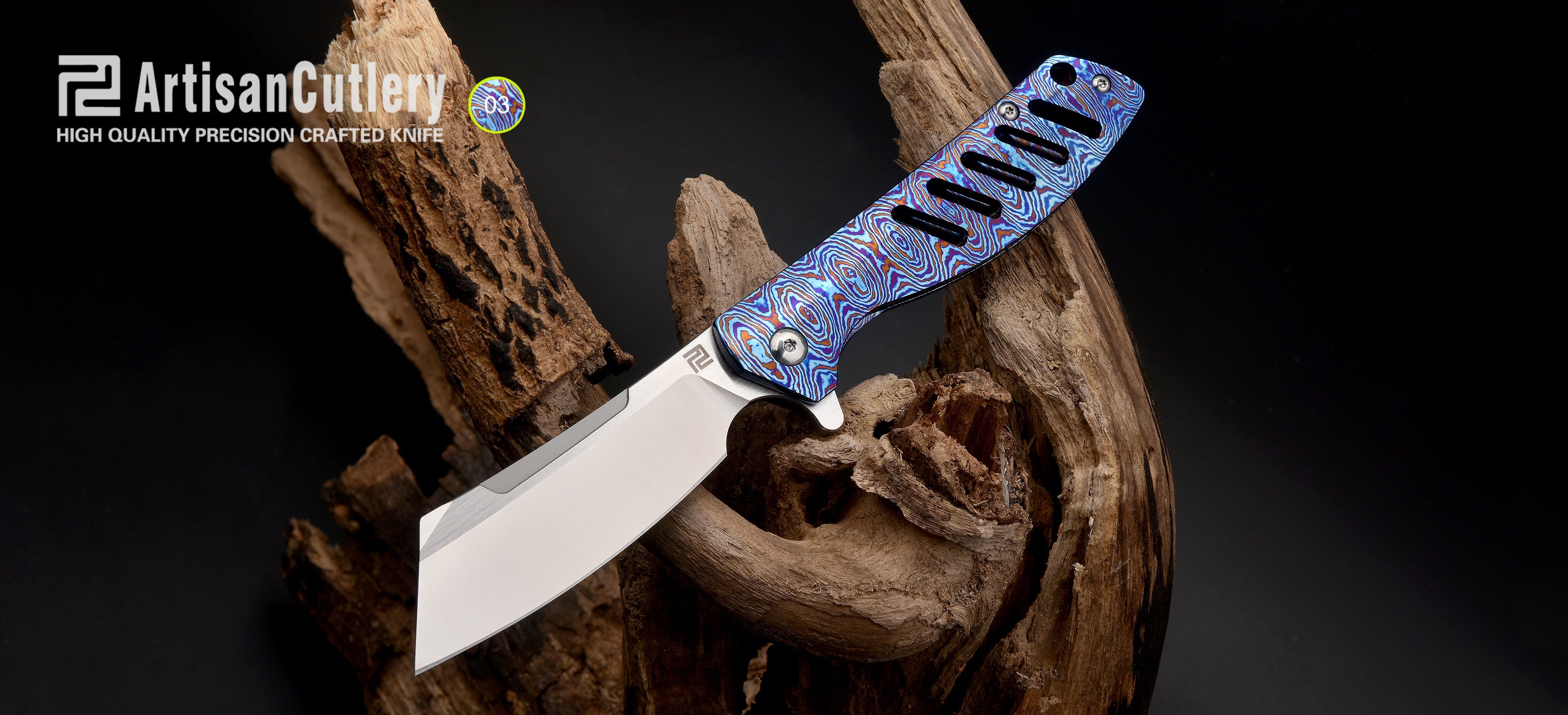 Artisan Cutlery Tomahawk 1815GS blade detail