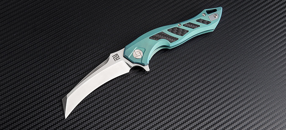 Artisan Cutlery Eagle 1816G folding knife with titanium handle