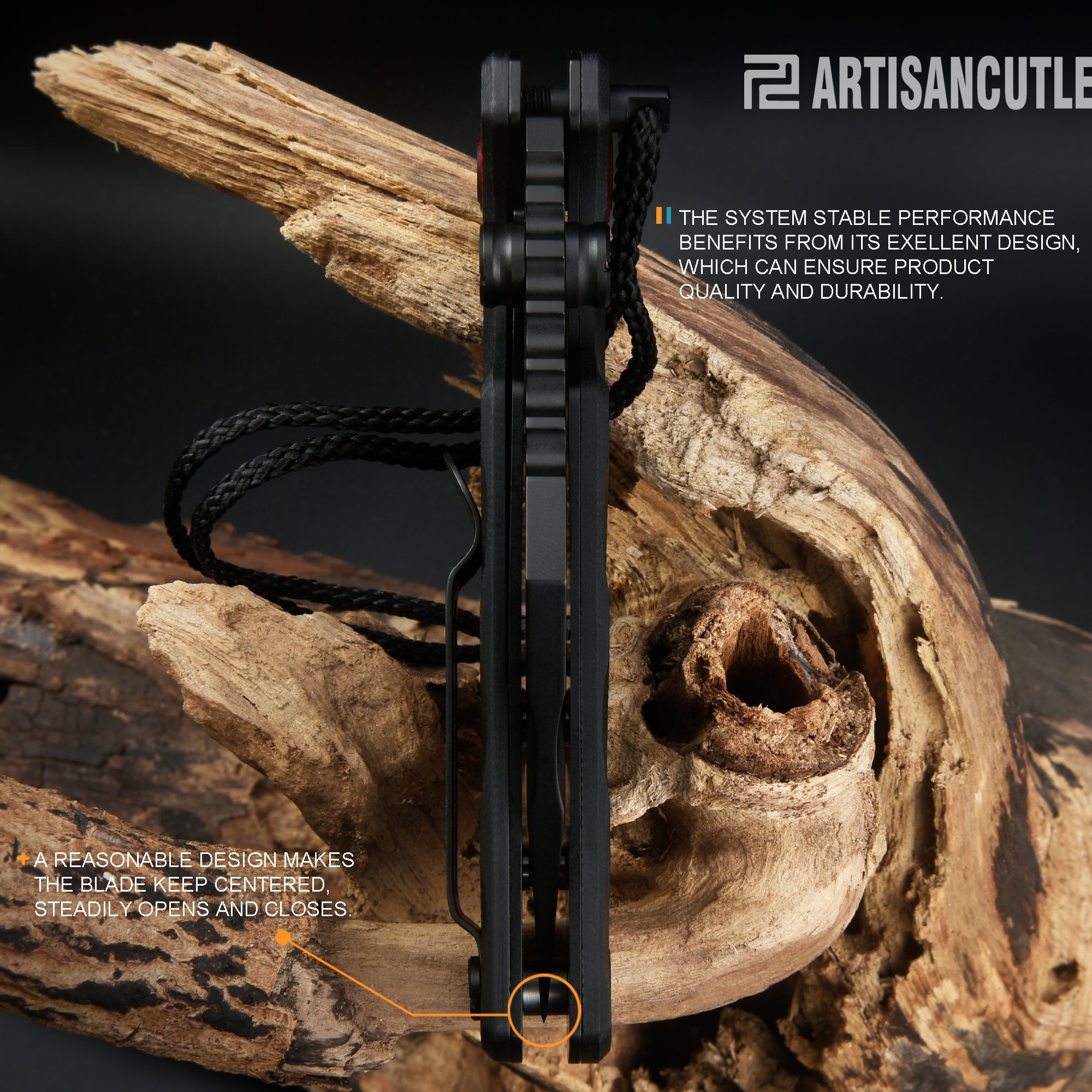 Artisan Cutlery Proponent 1820P knife detail