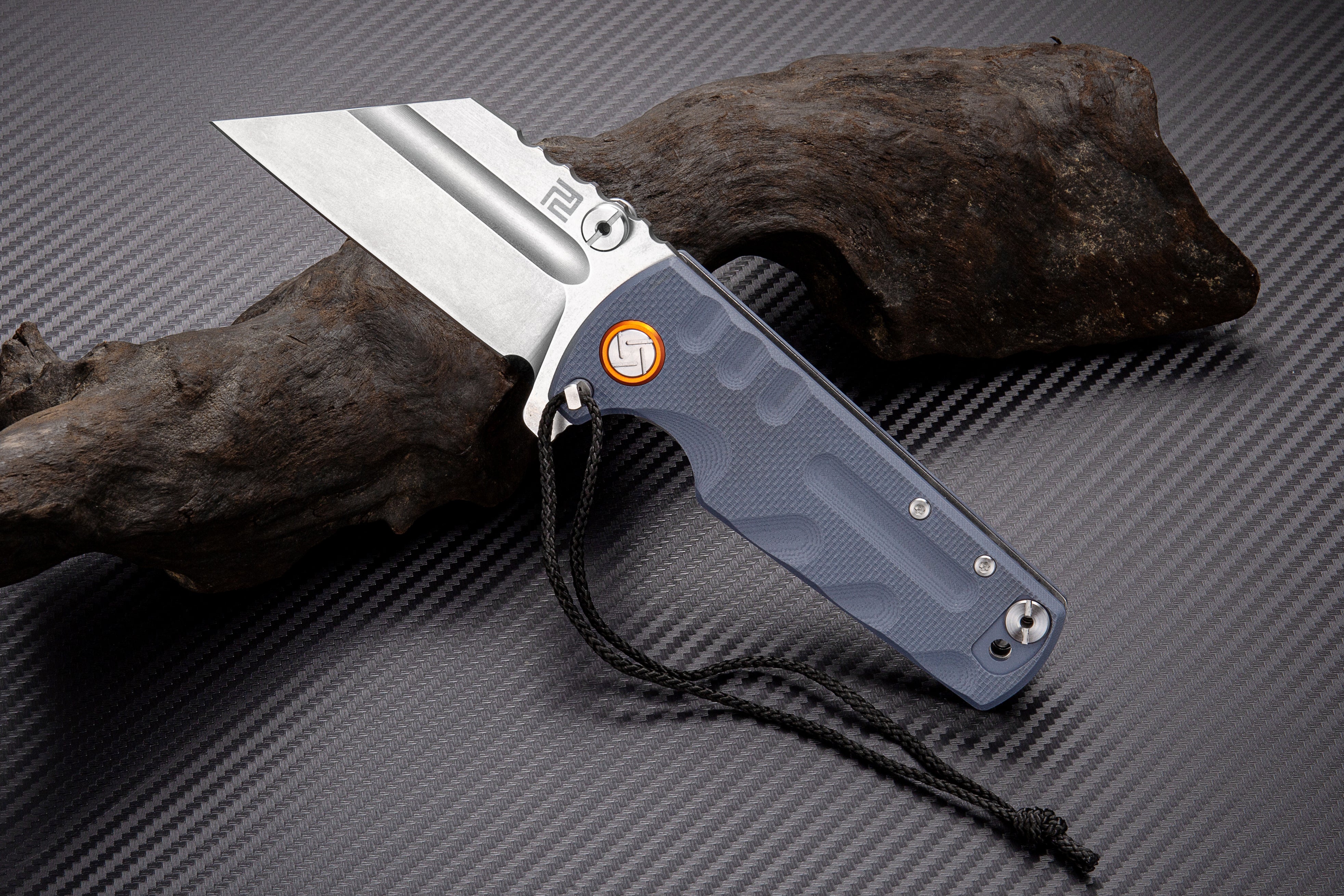 Artisan Cutlery Proponent 1820P folding knife with gray G10 handle