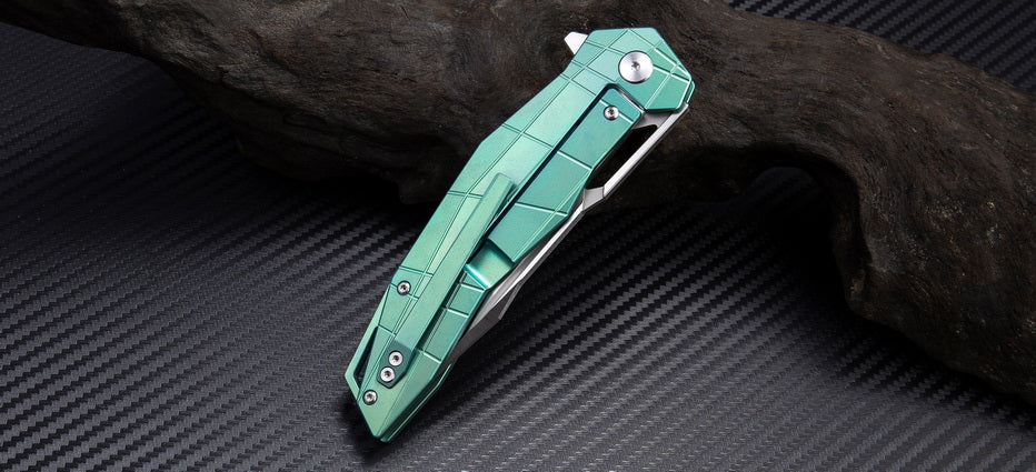 Artisan Cutlery Pangolin 1826G folding knife with titanium handle
