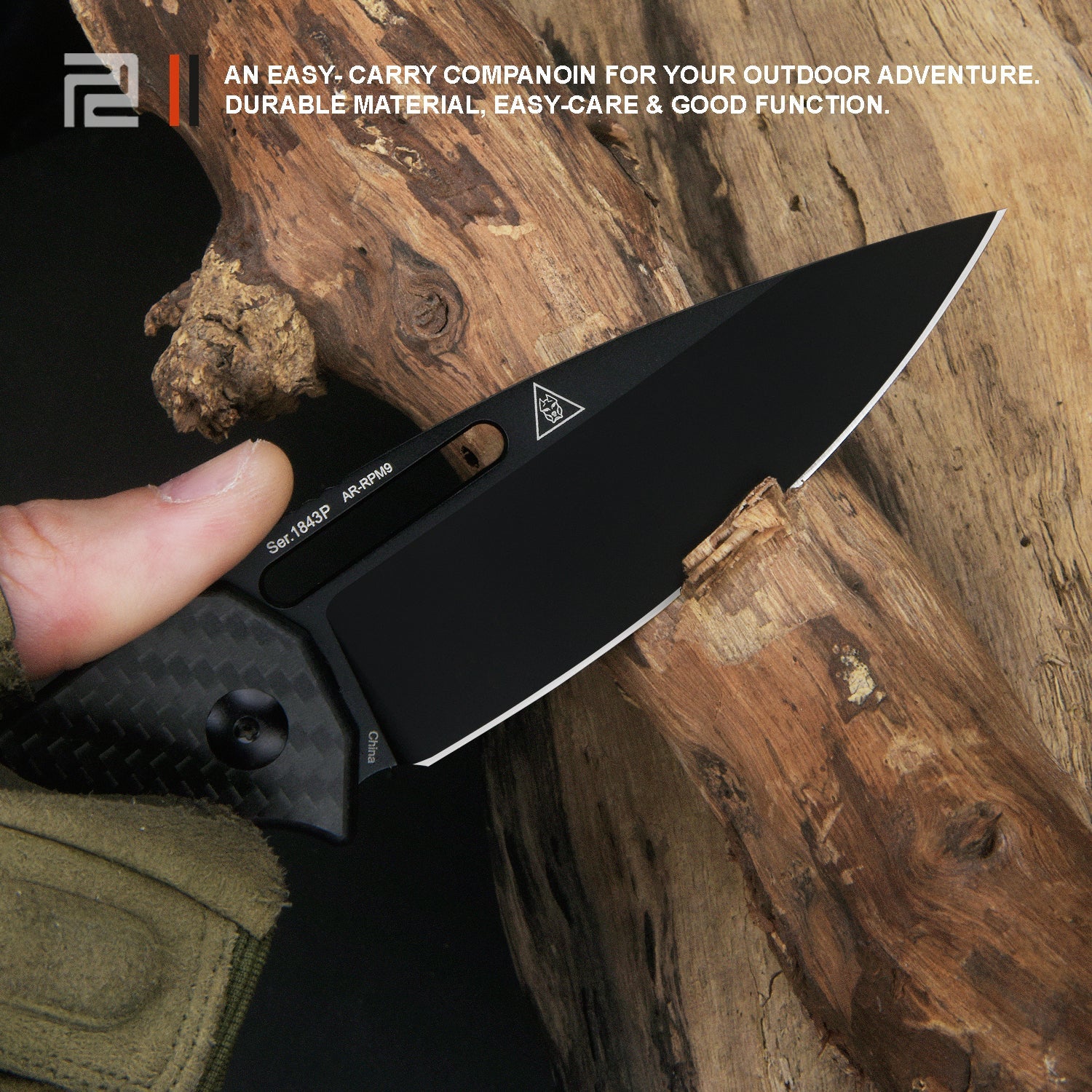 Artisan Cutlery Arion 1843P handle close-up