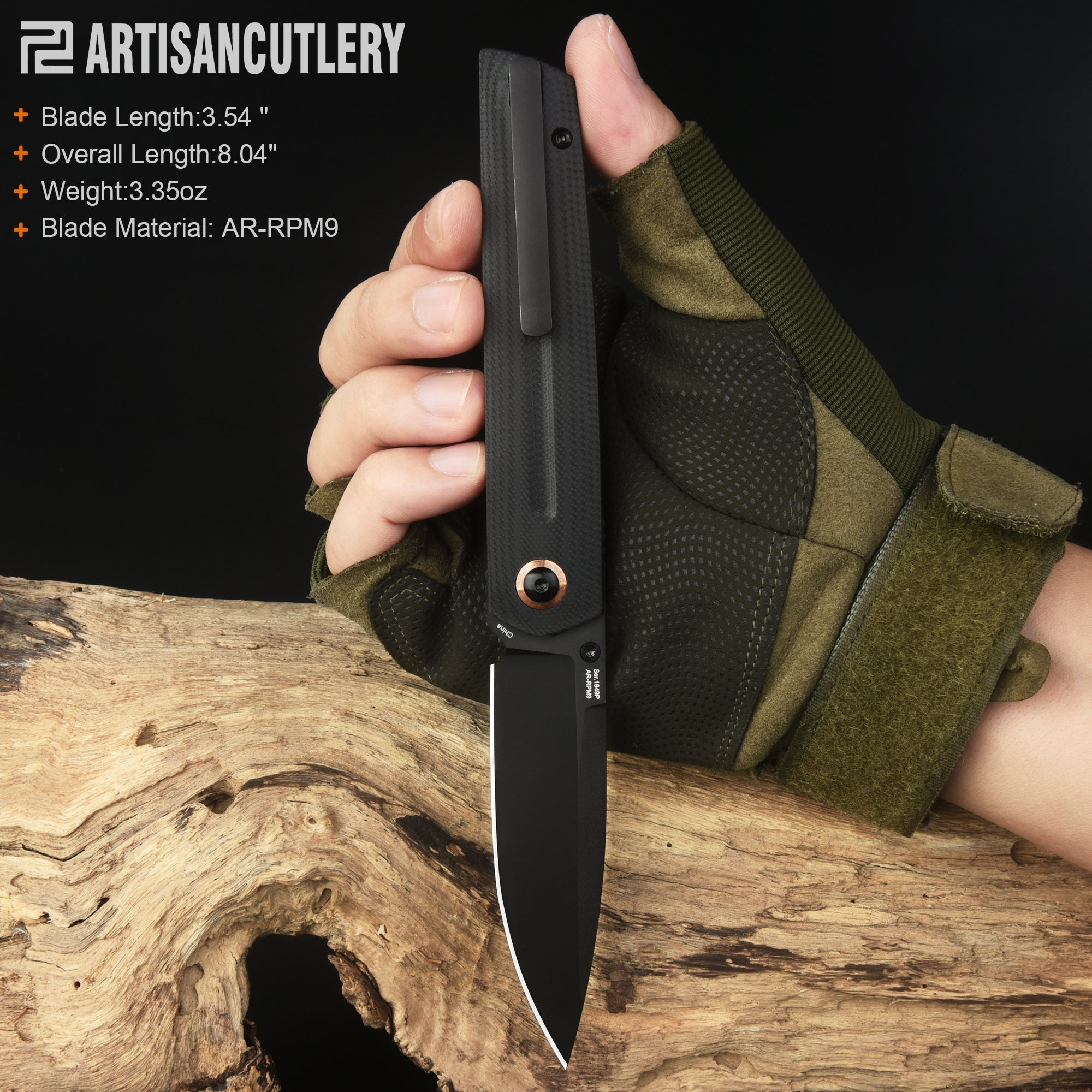 Artisan Cutlery Sirius 1849P folding knife product image