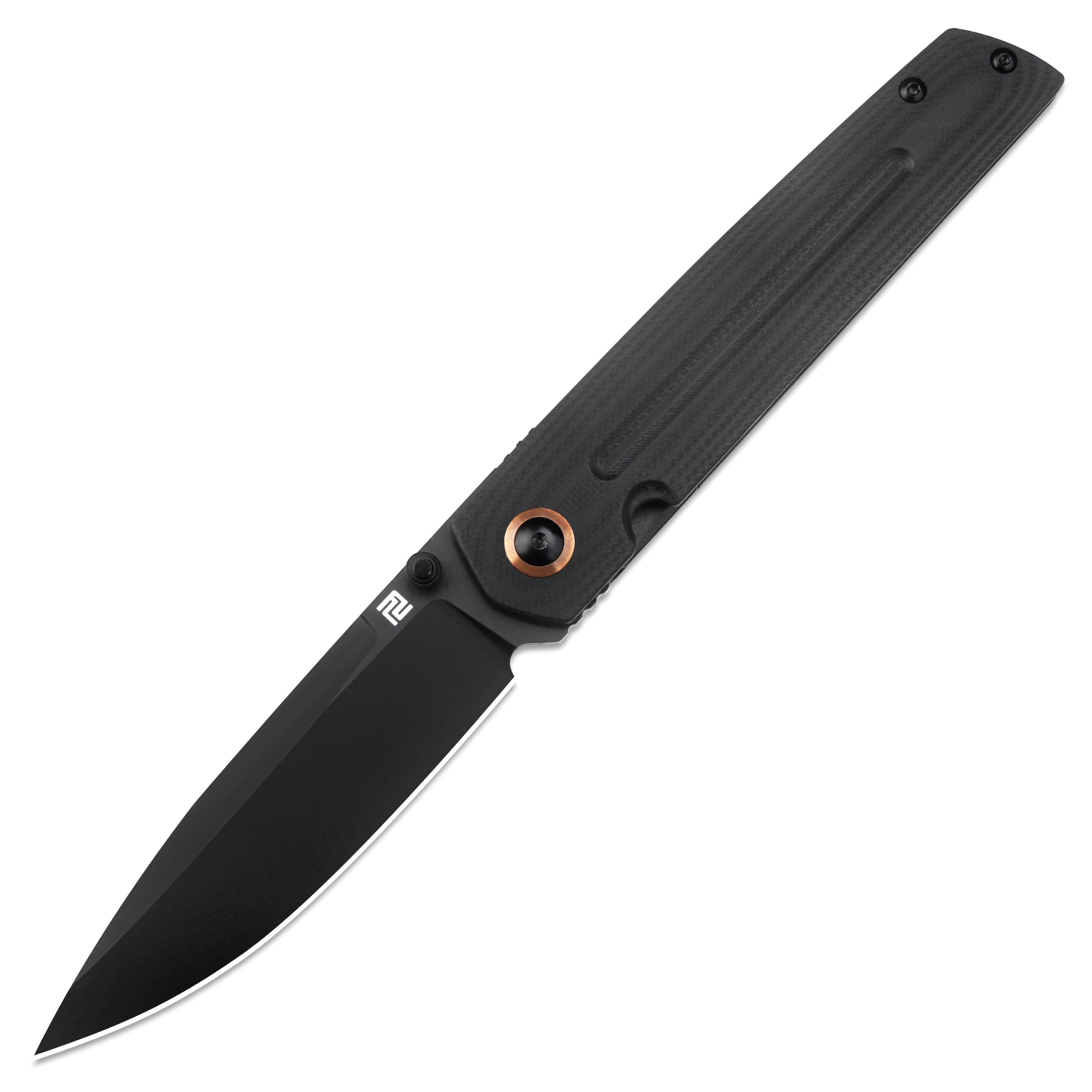 Artisan Cutlery Sirius 1849P folding knife with AR-RPM9 black PVD blade