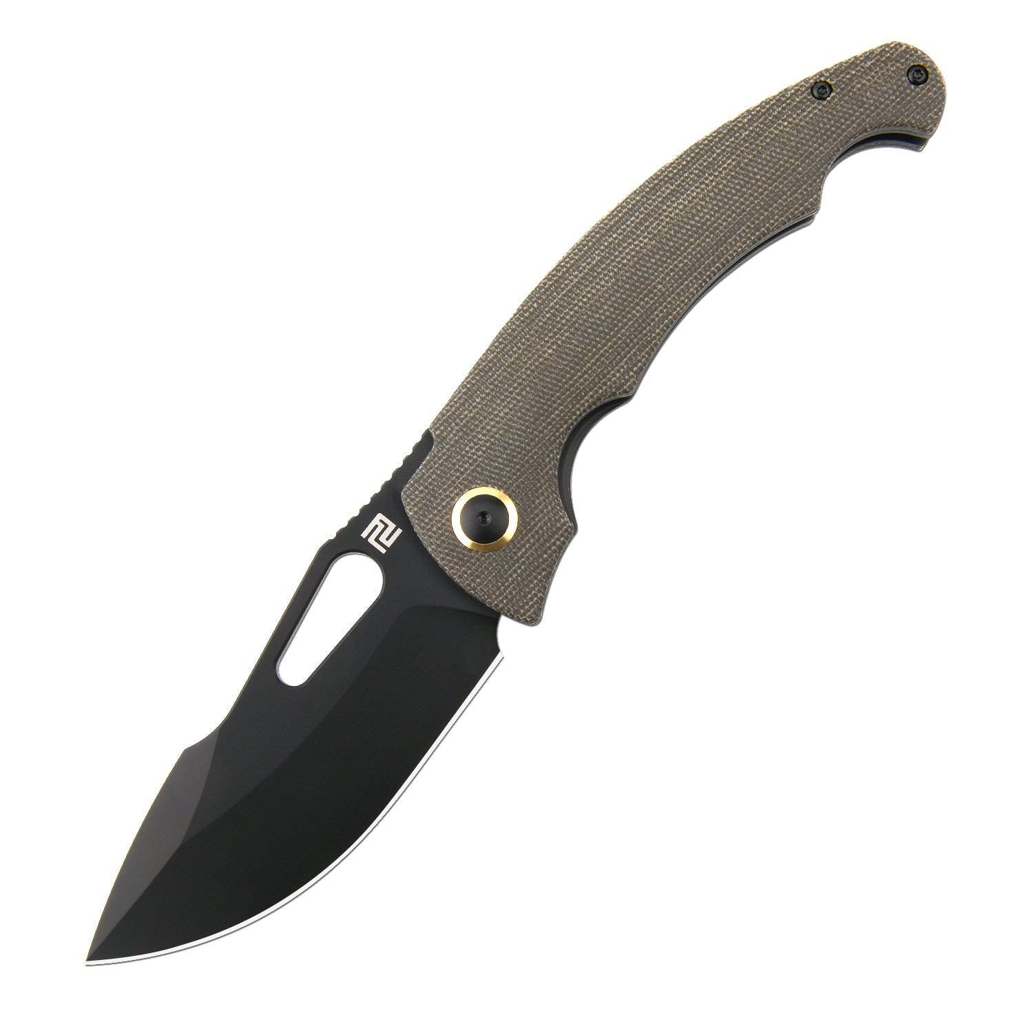 Artisan Cutlery Xcellerator 1860P folding knife with AR-RPM9 black PVD blade