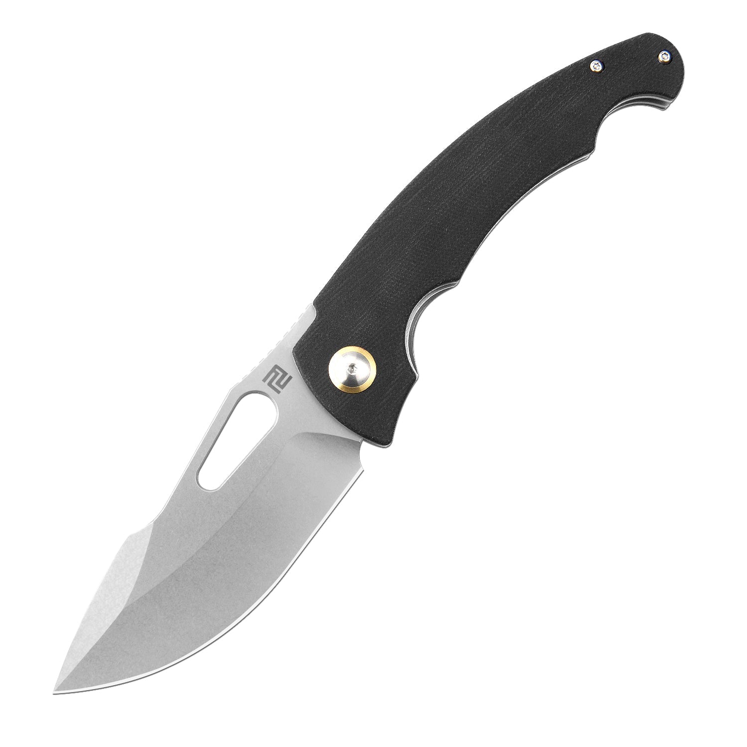 Artisan Cutlery Xcellerator 1860P folding knife with AR-RPM9 stone wash blade