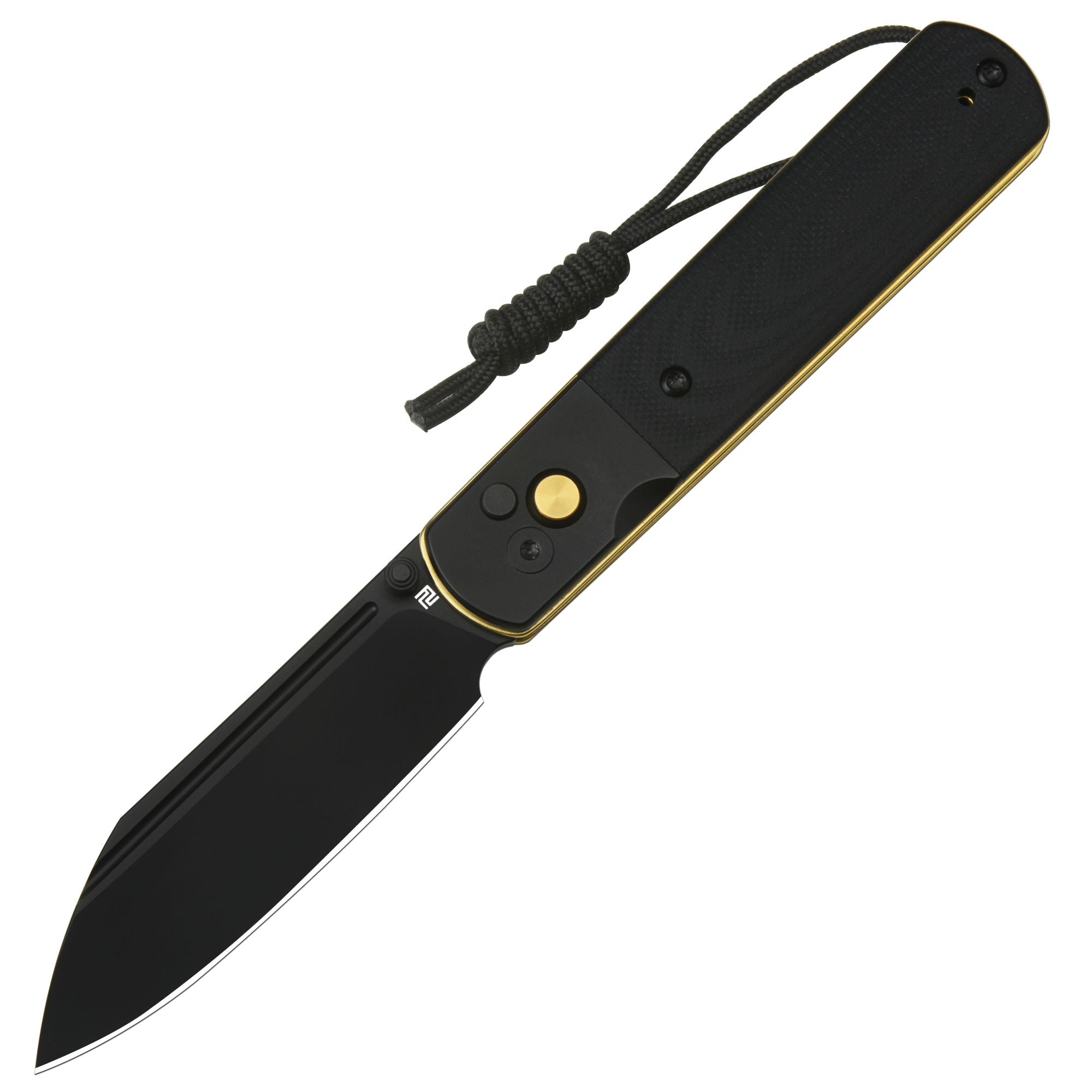 Artisan Cutlery Holm 1875P folding knife with AR-RPM9 black PVD blade
