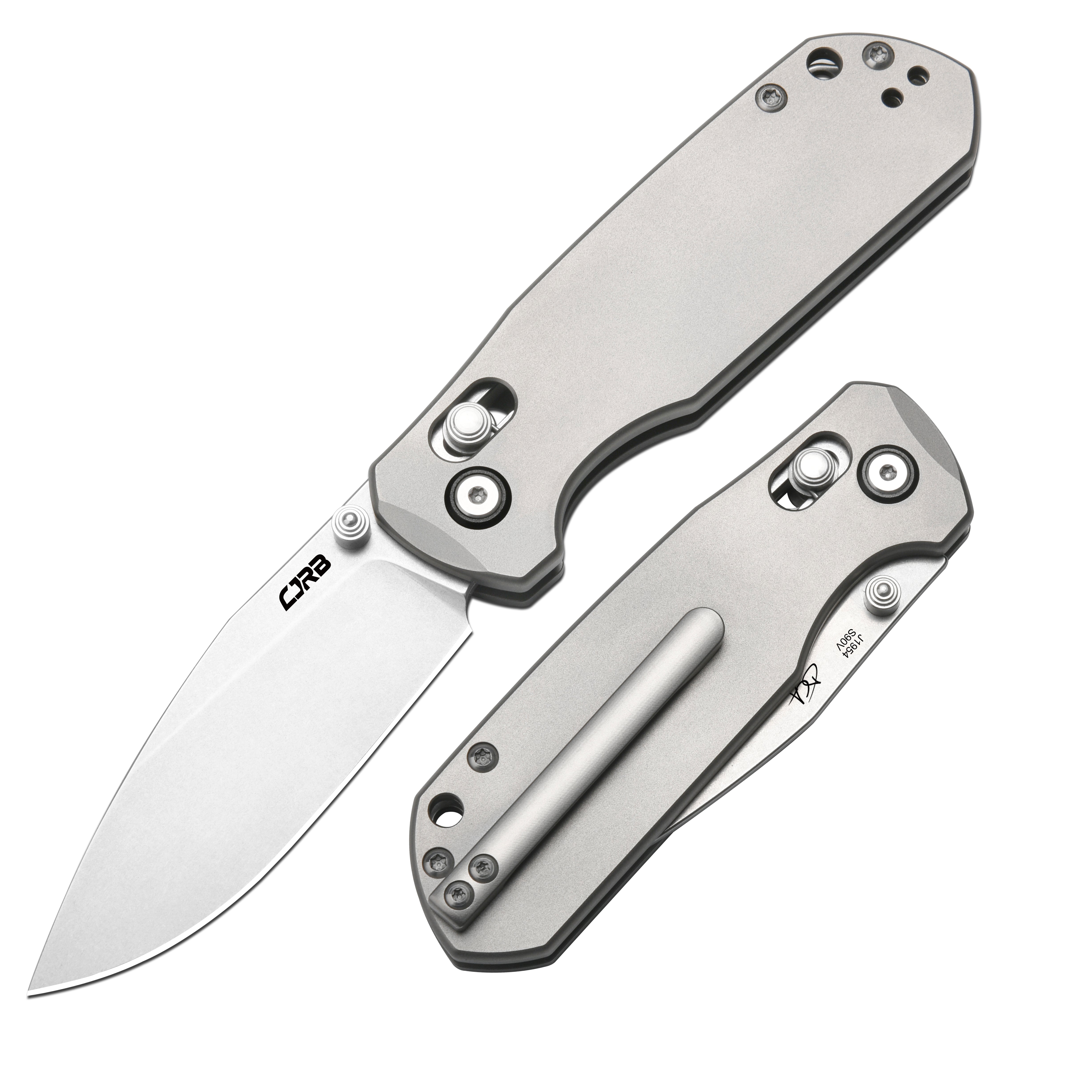 CJRB Maximal J1954 folding knife with titanium handle