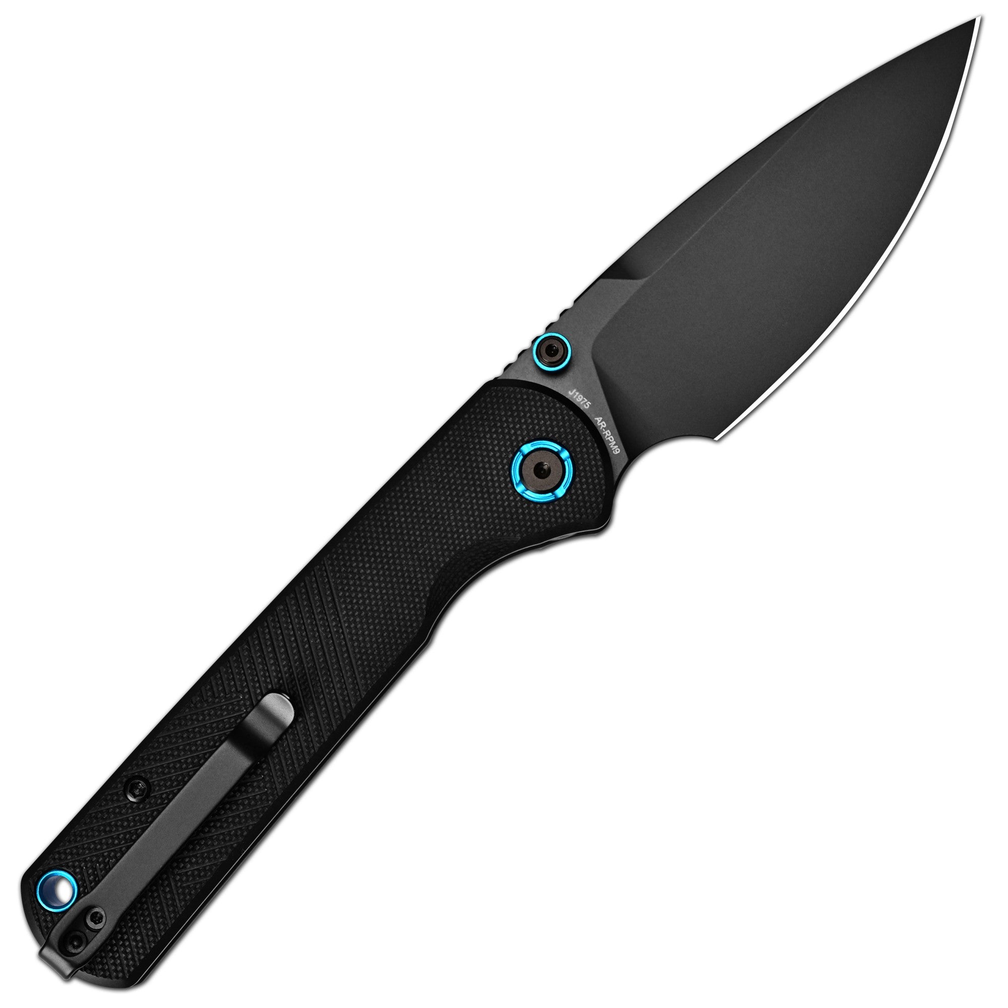CJRB Latitude J1975-BBK folding knife detail view