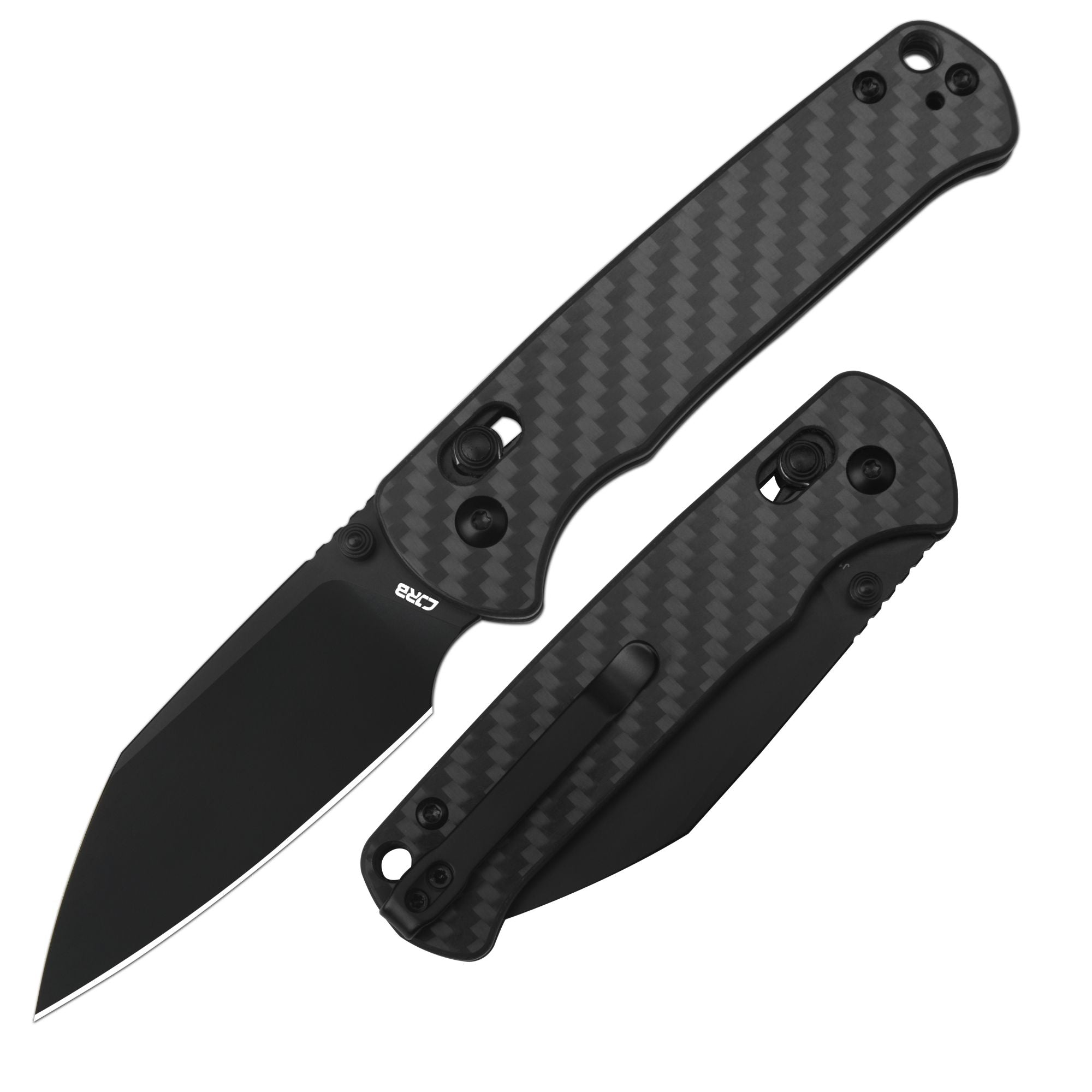 CJRB Hectare Alt J1935A folding knife with carbon fiber handle