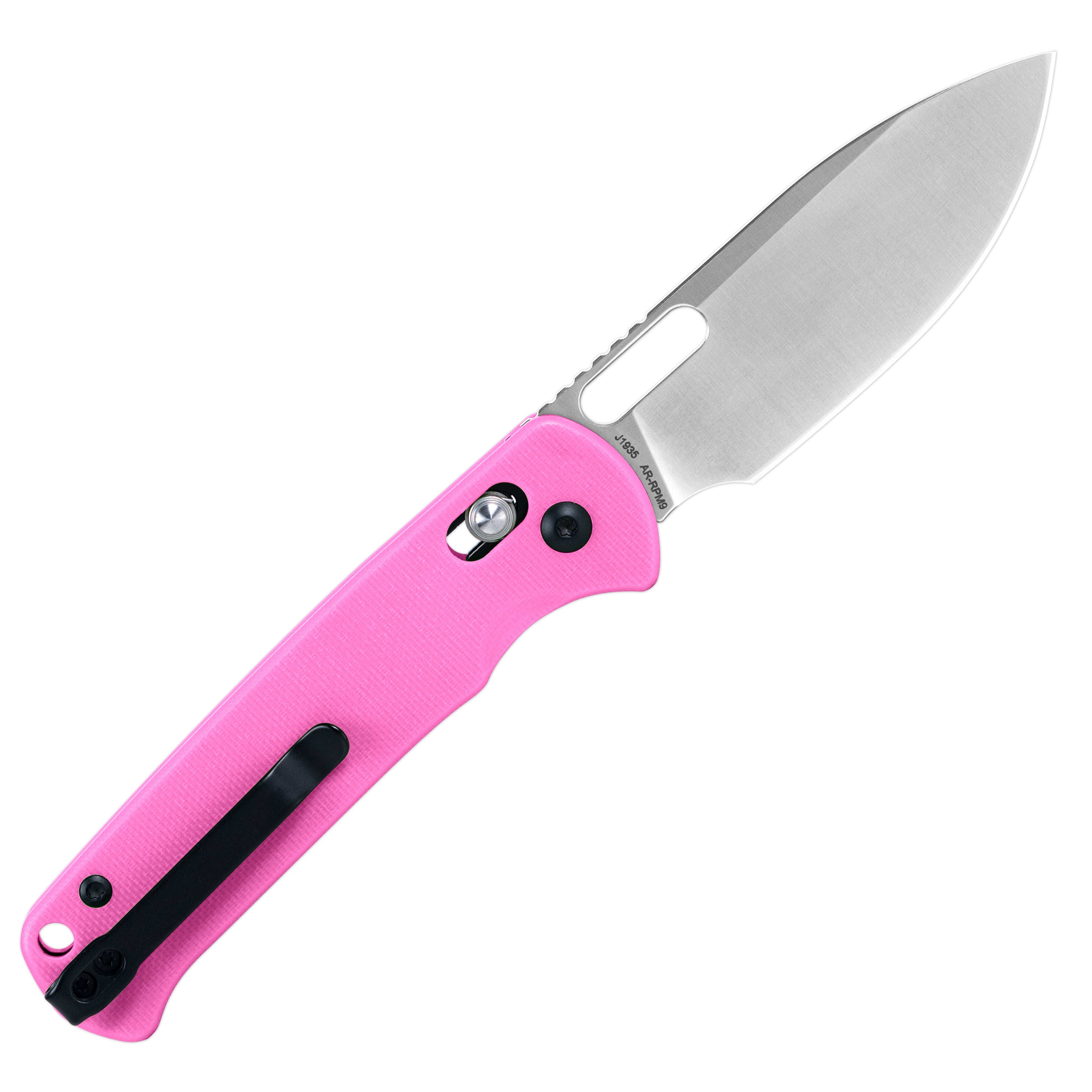 CJRB Hectare J1935-PNK folding knife with G10 handle