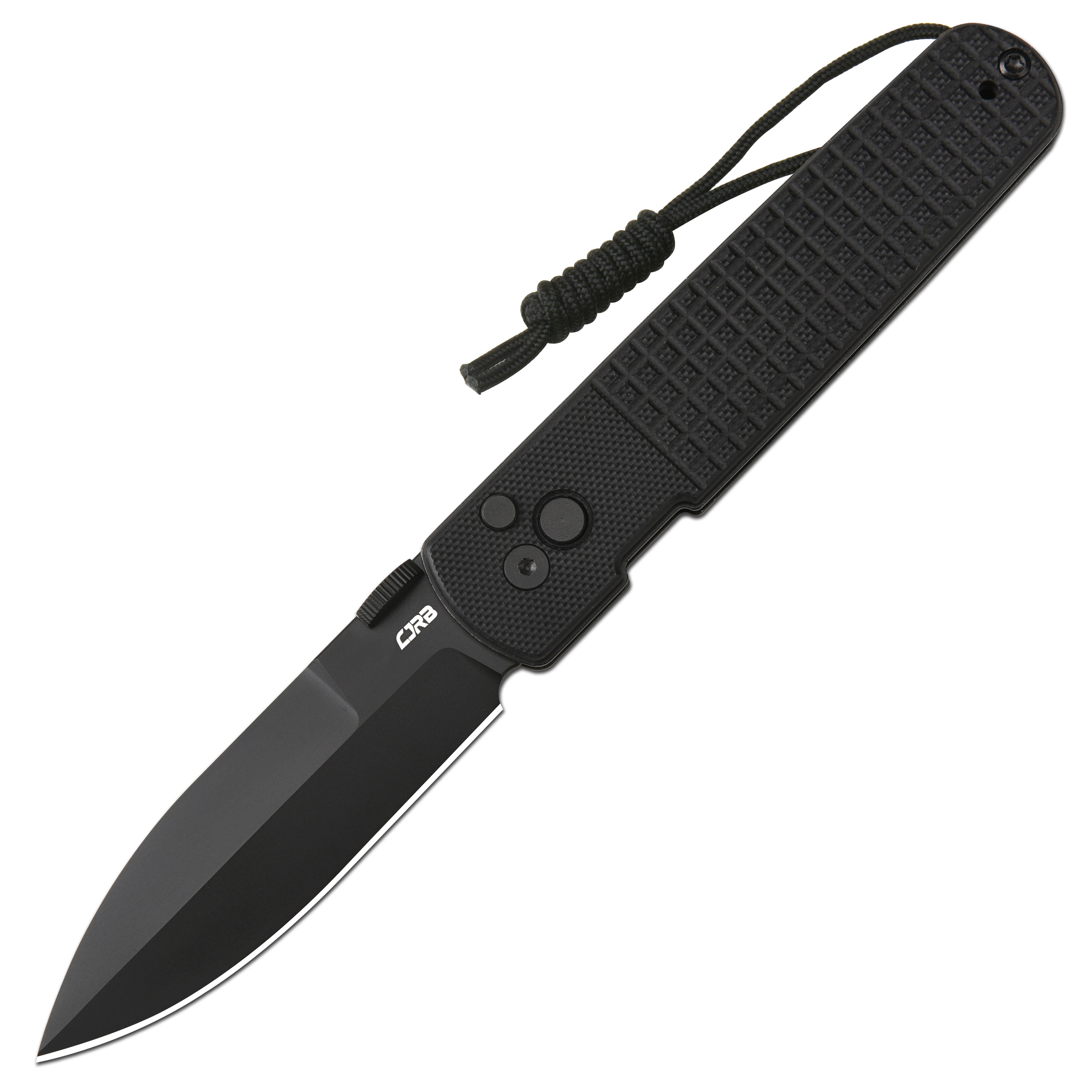 CJRB Locust J1951-BBK folding knife with AR-RPM9 steel blade