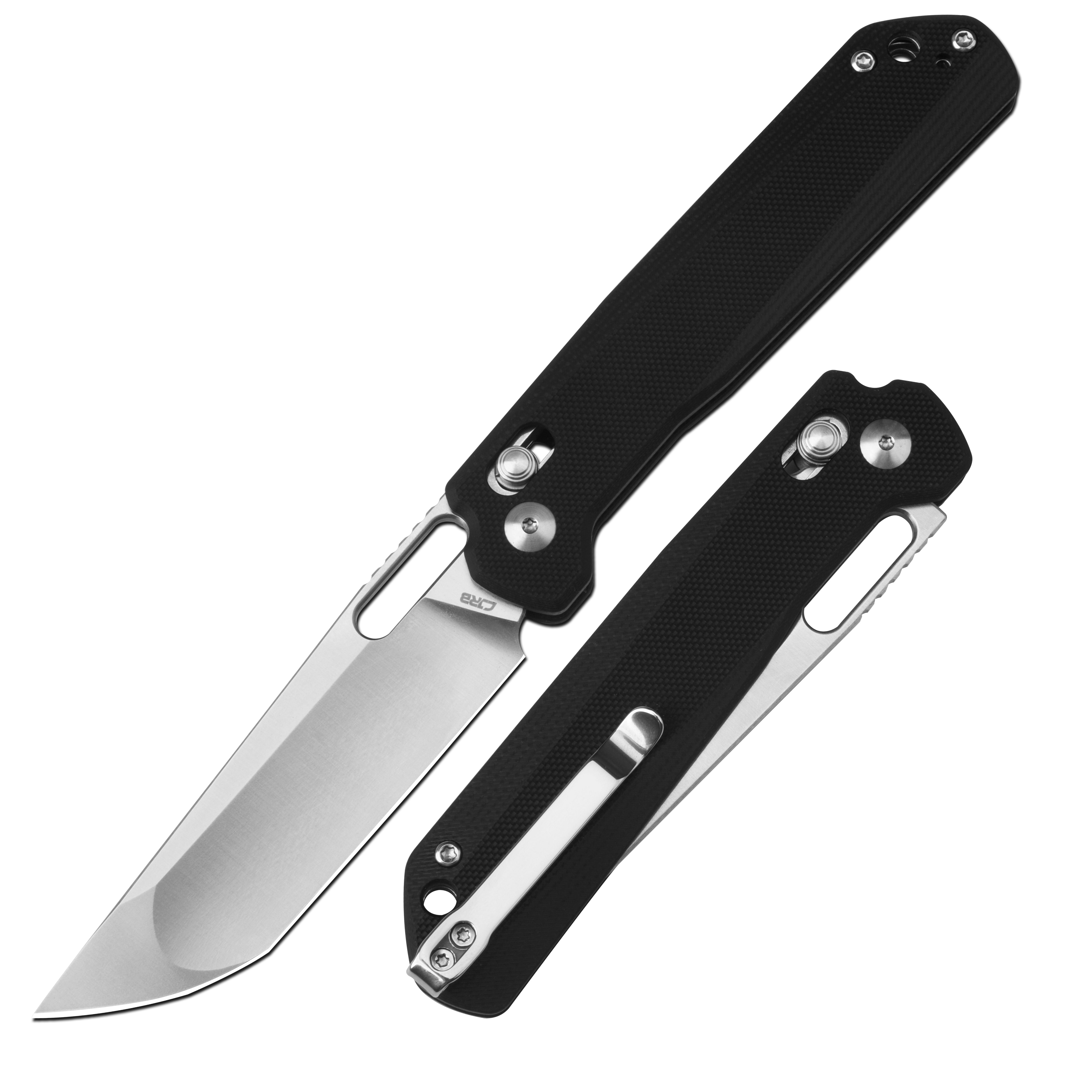 CJRB Bellona J1947-BK folding knife with black G10 handle