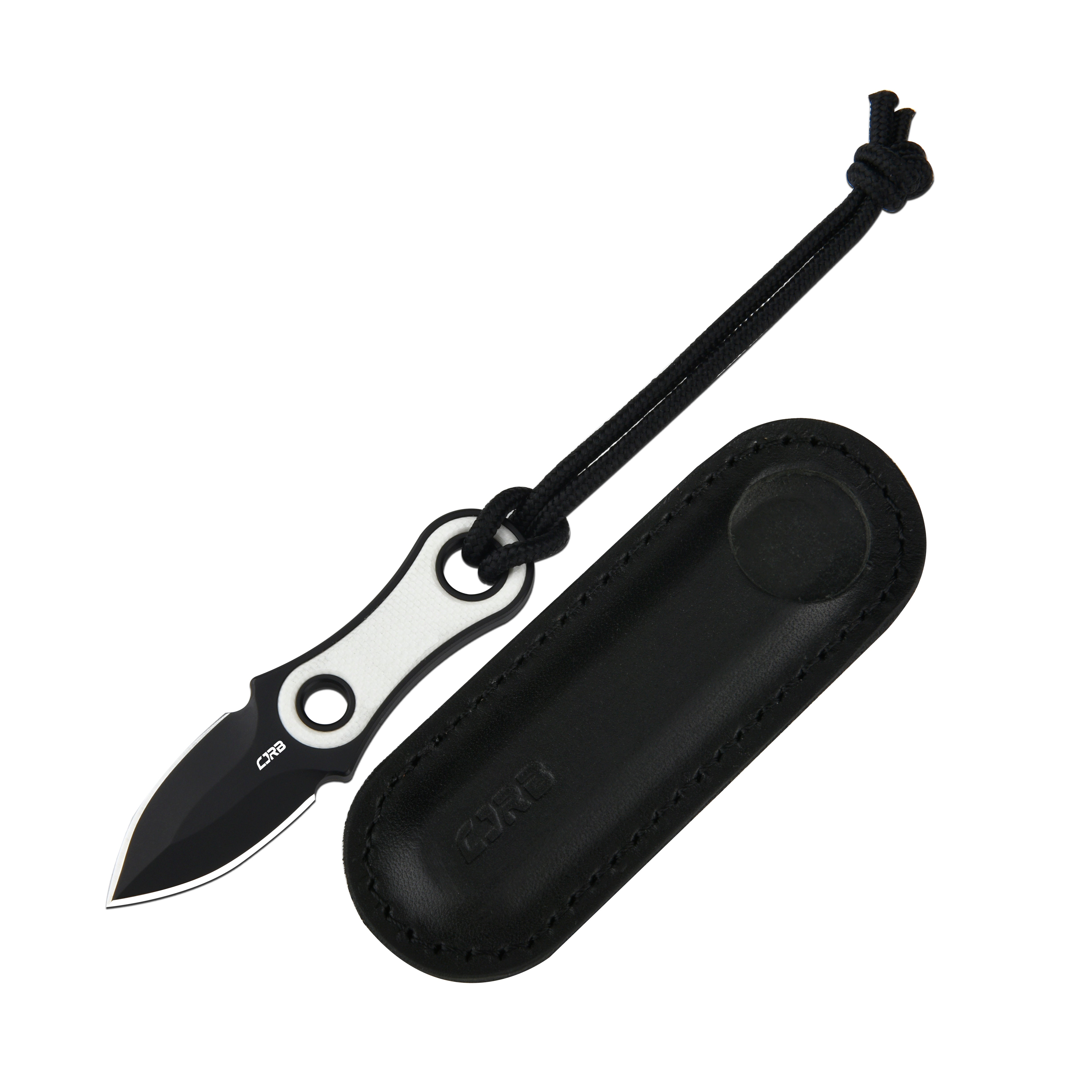 CJRB Knap J1940-BWH fixed blade knife with AR-RPM9 black PVD blade