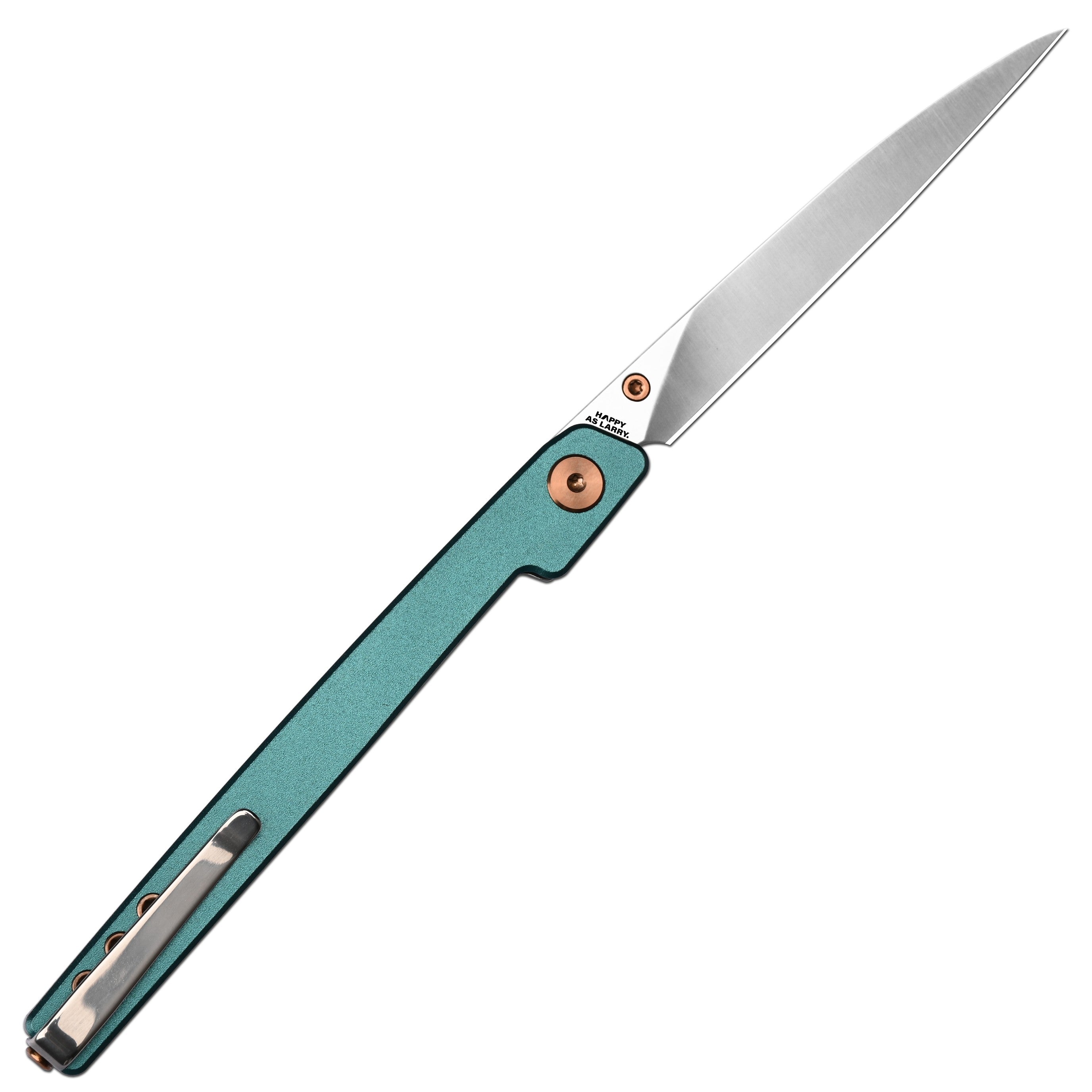 CJRB Lanky J1965-BU folding knife detail view