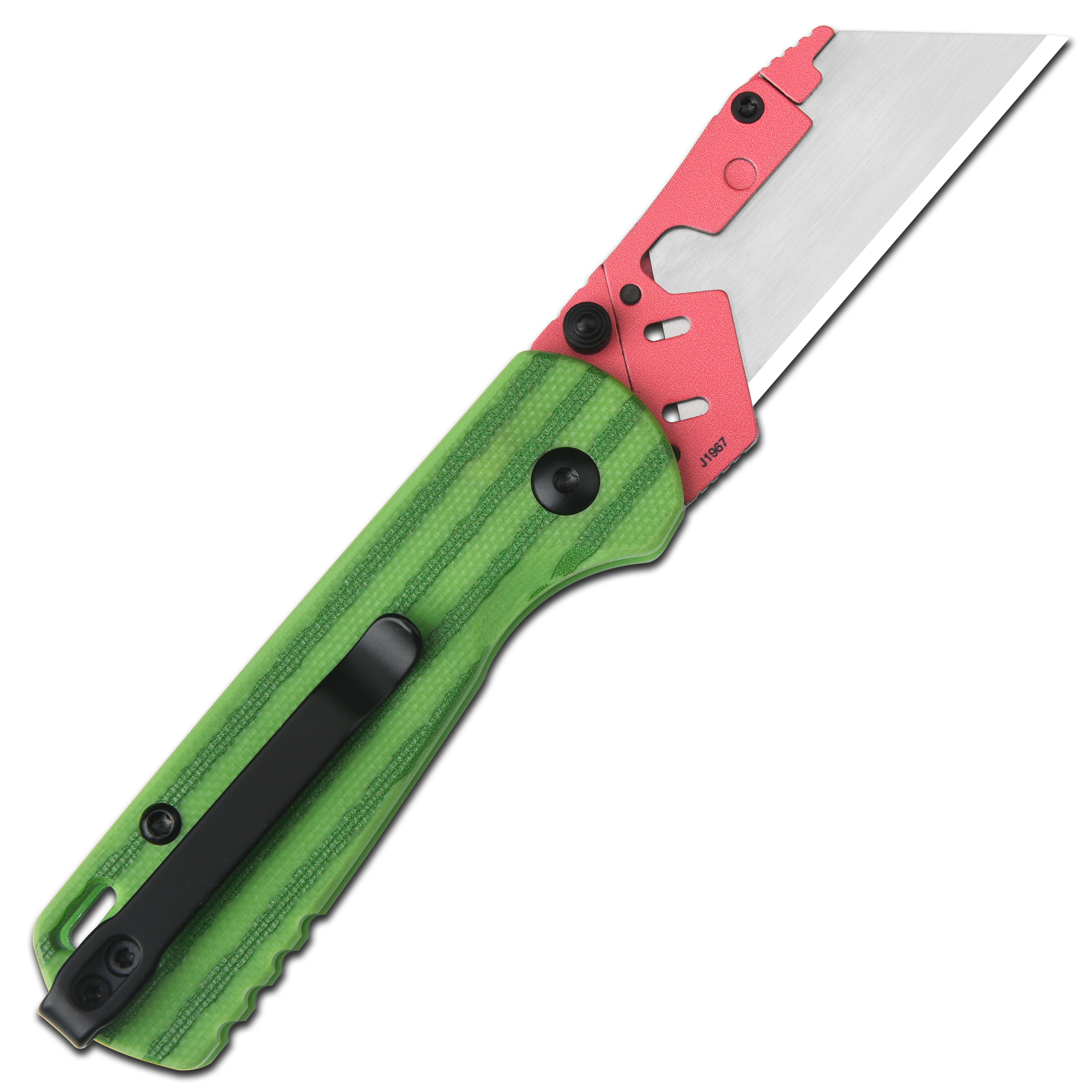 CJRB Boxer J1967 folding knife detail view