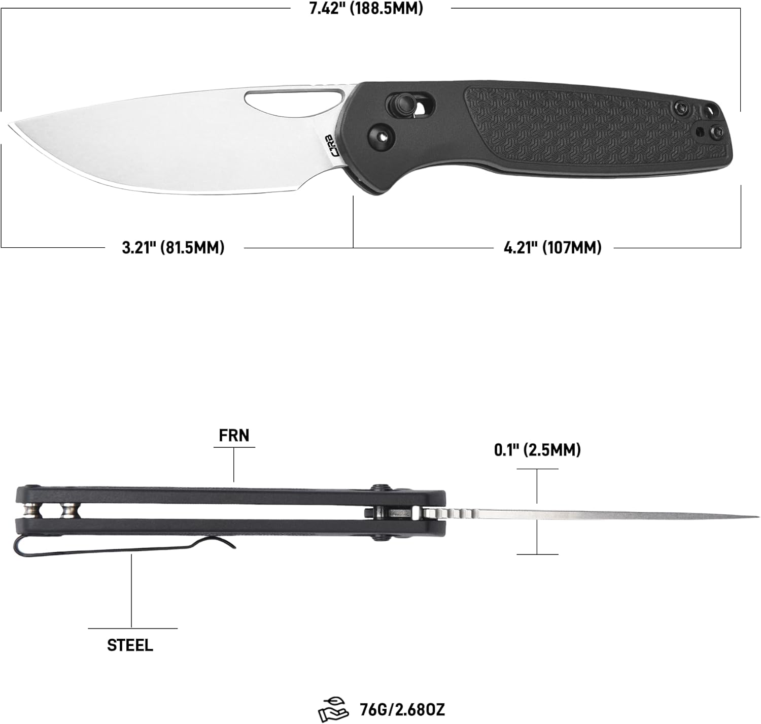 CJRB Acacia J1952 blade profile