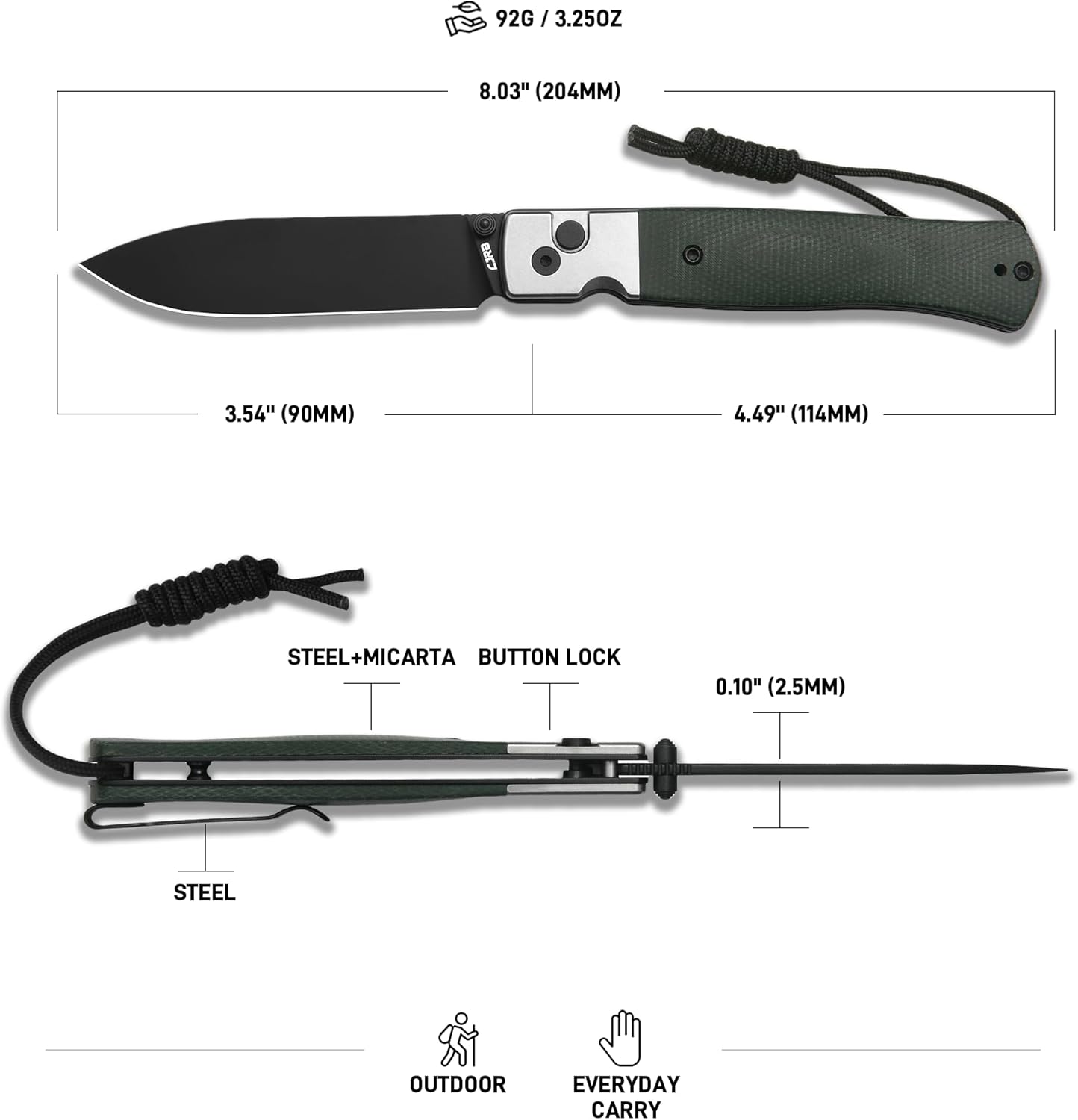 CJRB Glacier J1961 blade profile