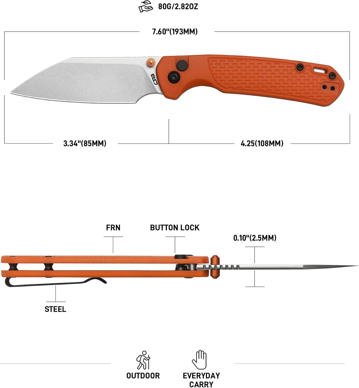CJRB Pyrite Light J1945-OE blade profile