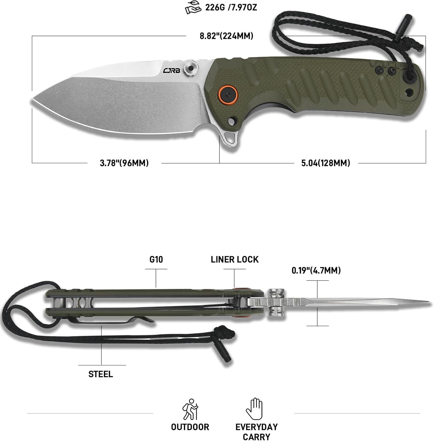 CJRB Tundra J1966 blade profile