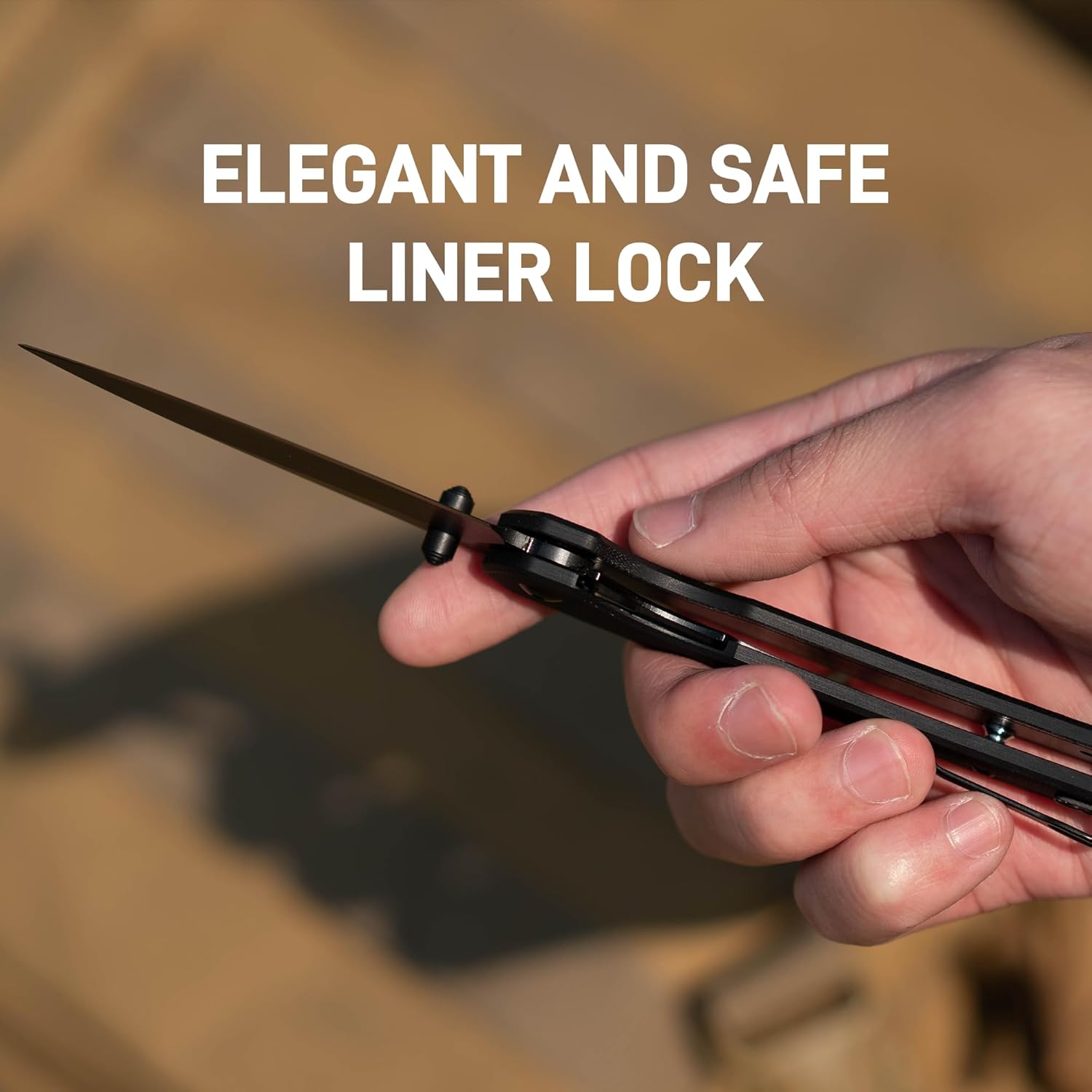 CJRB Kain J1956-BBK knife detail