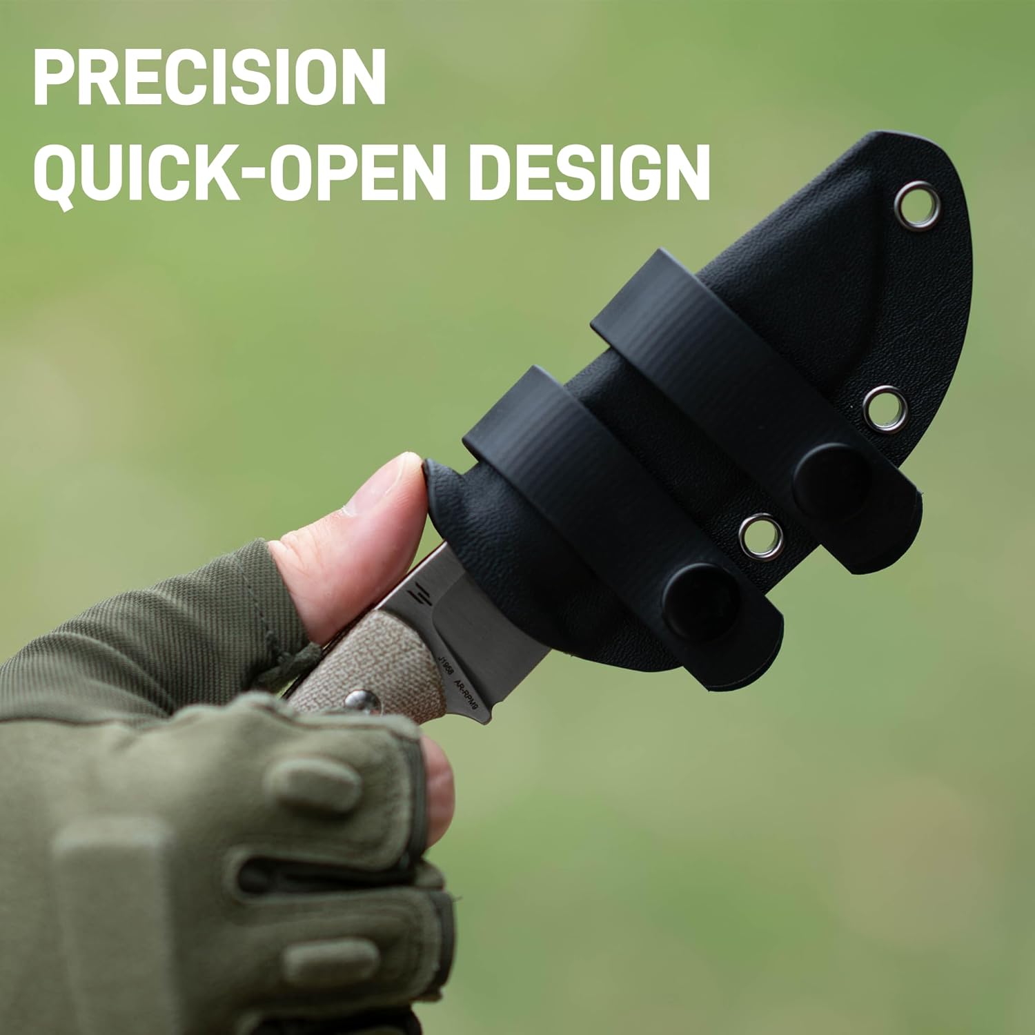 CJRB Mutt J1958-ODG handle detail