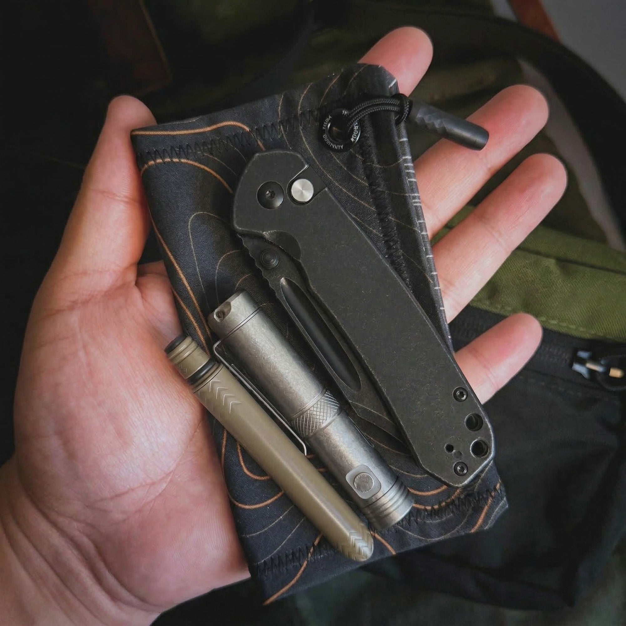 CJRB Bowie Pyrite J1942-BST handle detail