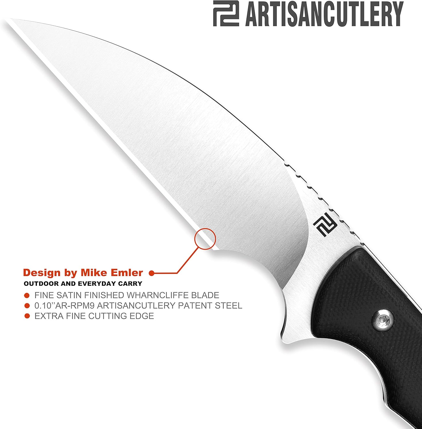 Artisan Cutlery Sea Snake 1842B handle detail