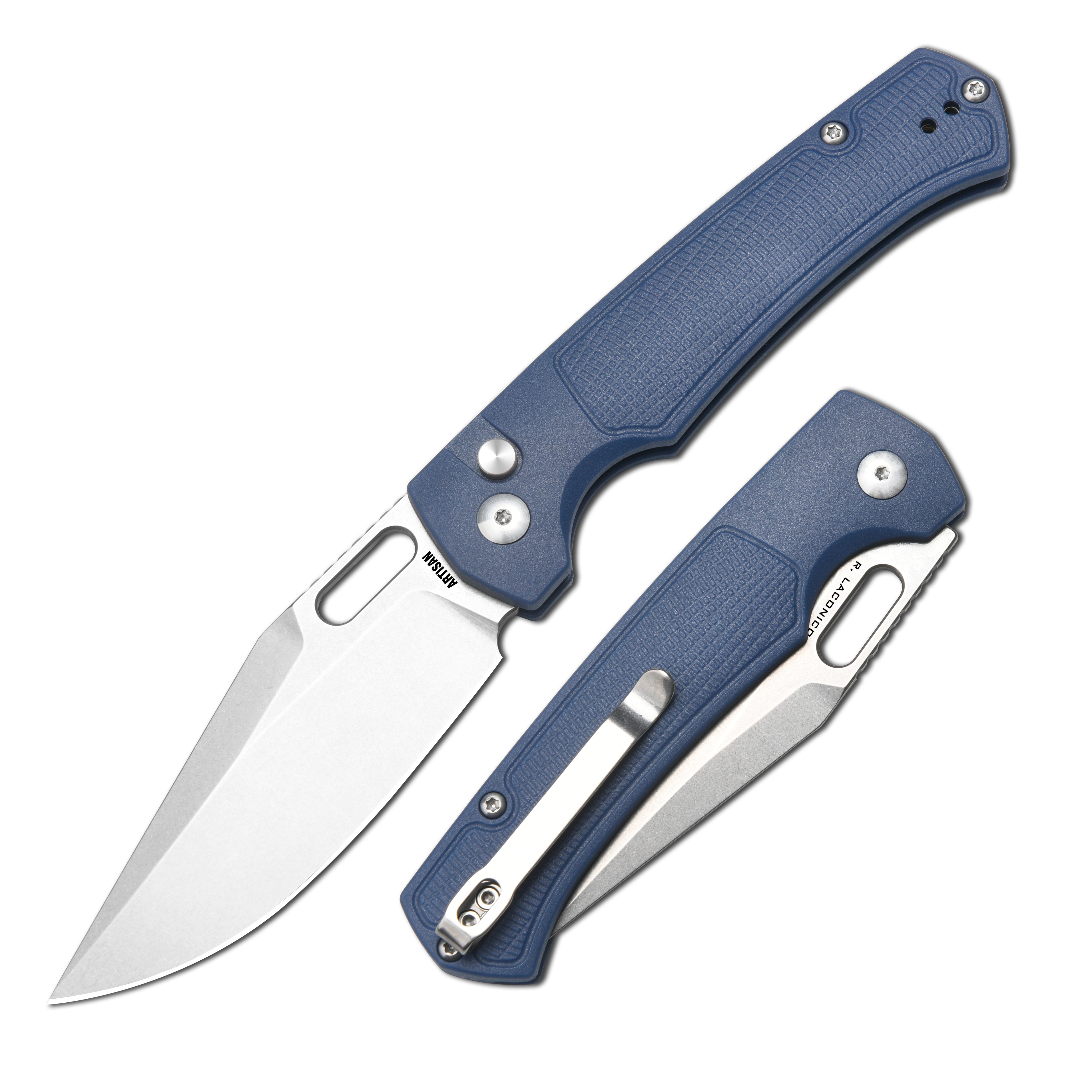 Artisan Cutlery Revel 1867G folding knife with FRN handle