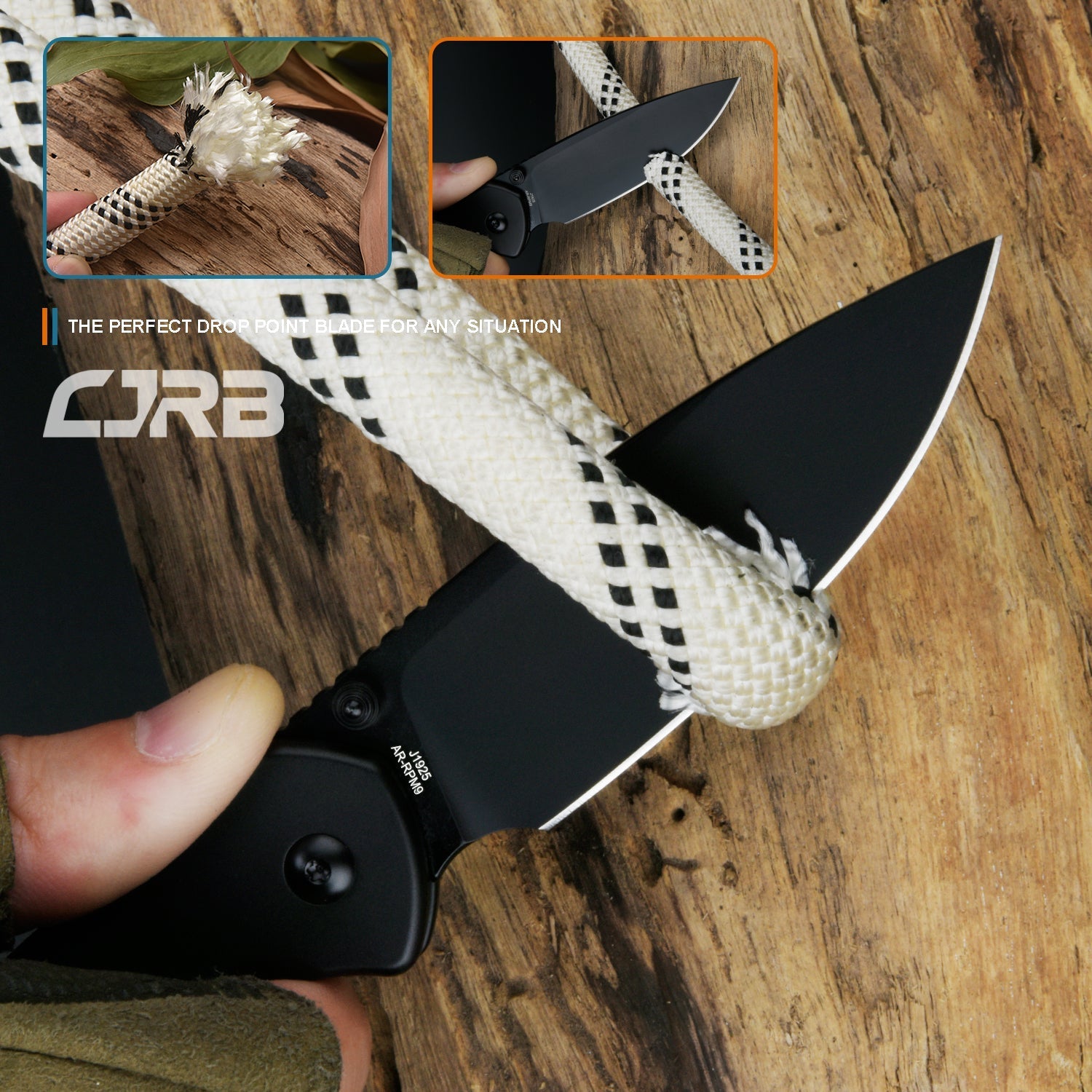 CJRB Pyrite J1925-BST knife detail