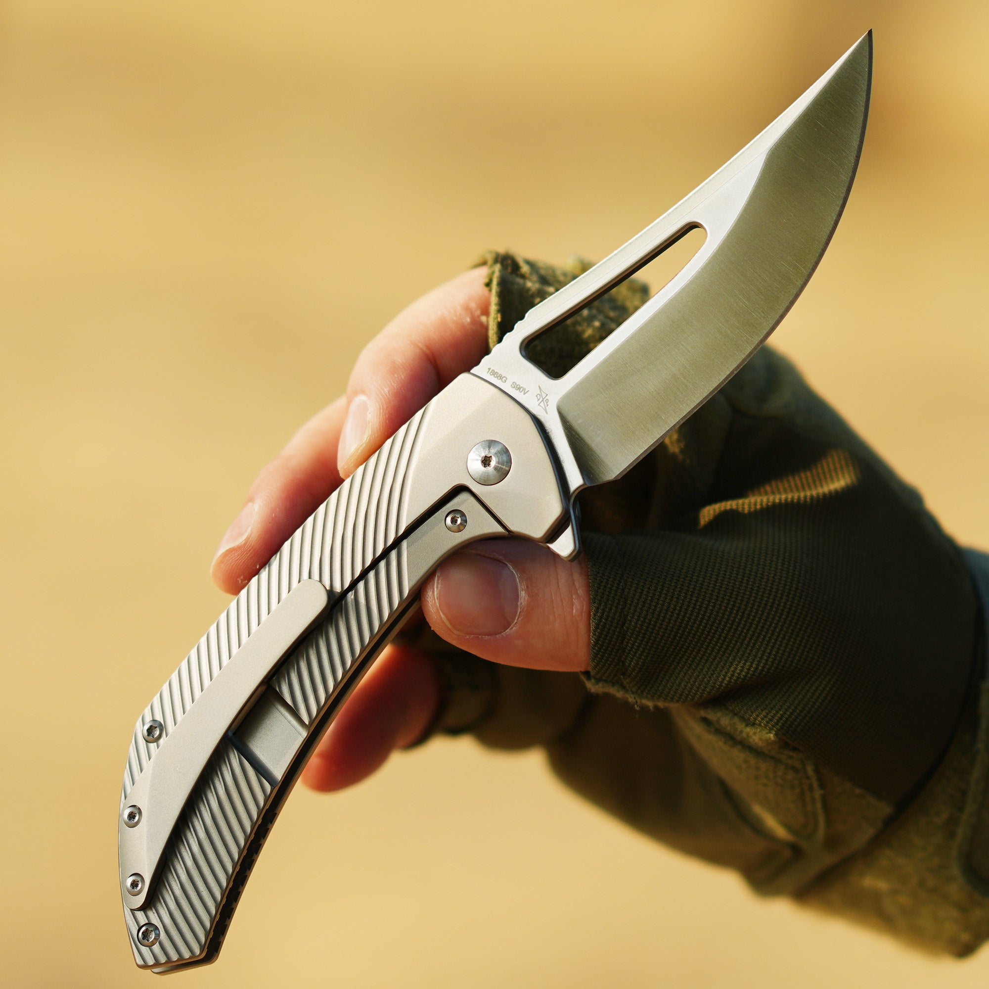 Artisan Cutlery Banjaara 1868G blade detail