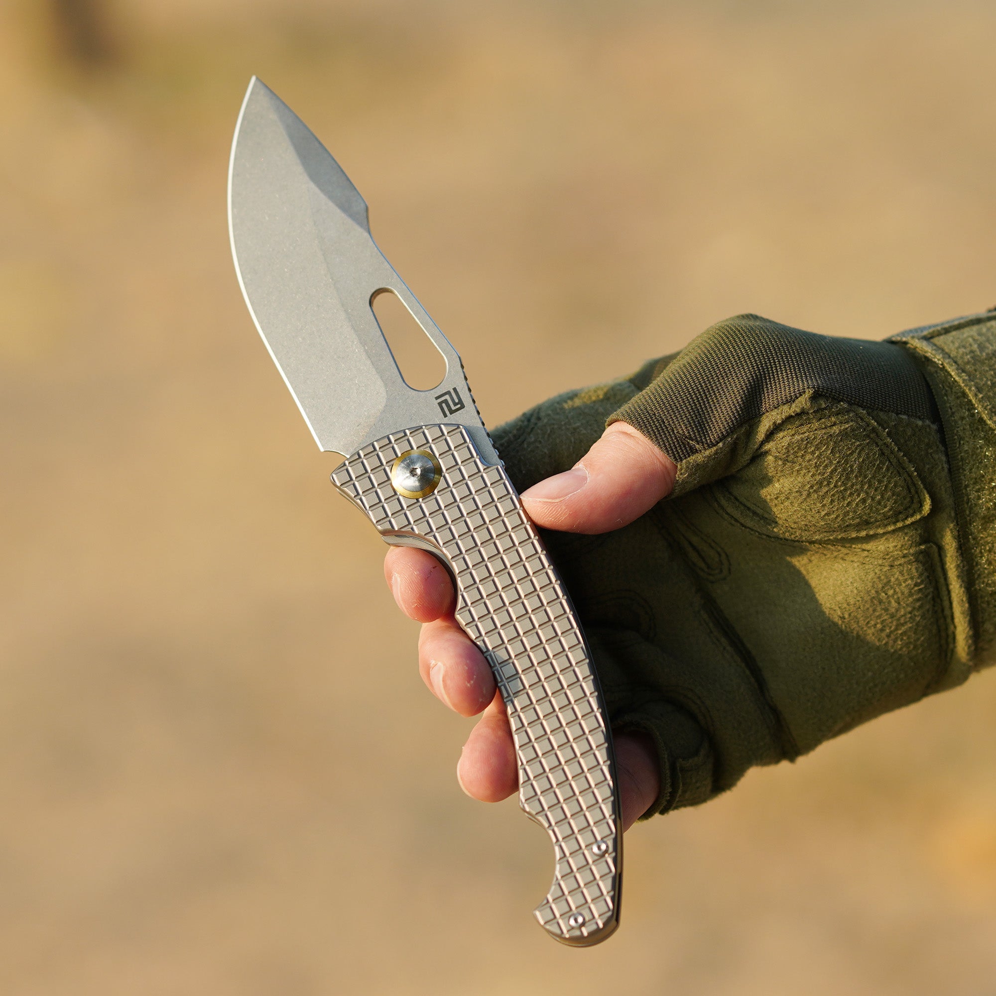 Artisan Cutlery Xcellerator ATZ-1860G blade detail