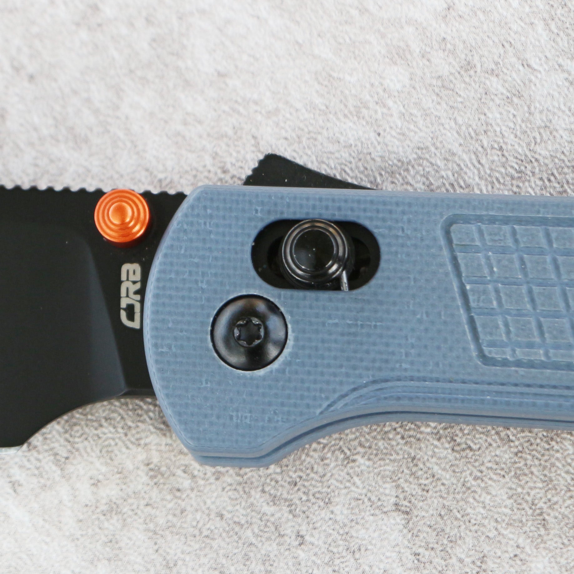 CJRB Bolt J1960 folding knife detail view