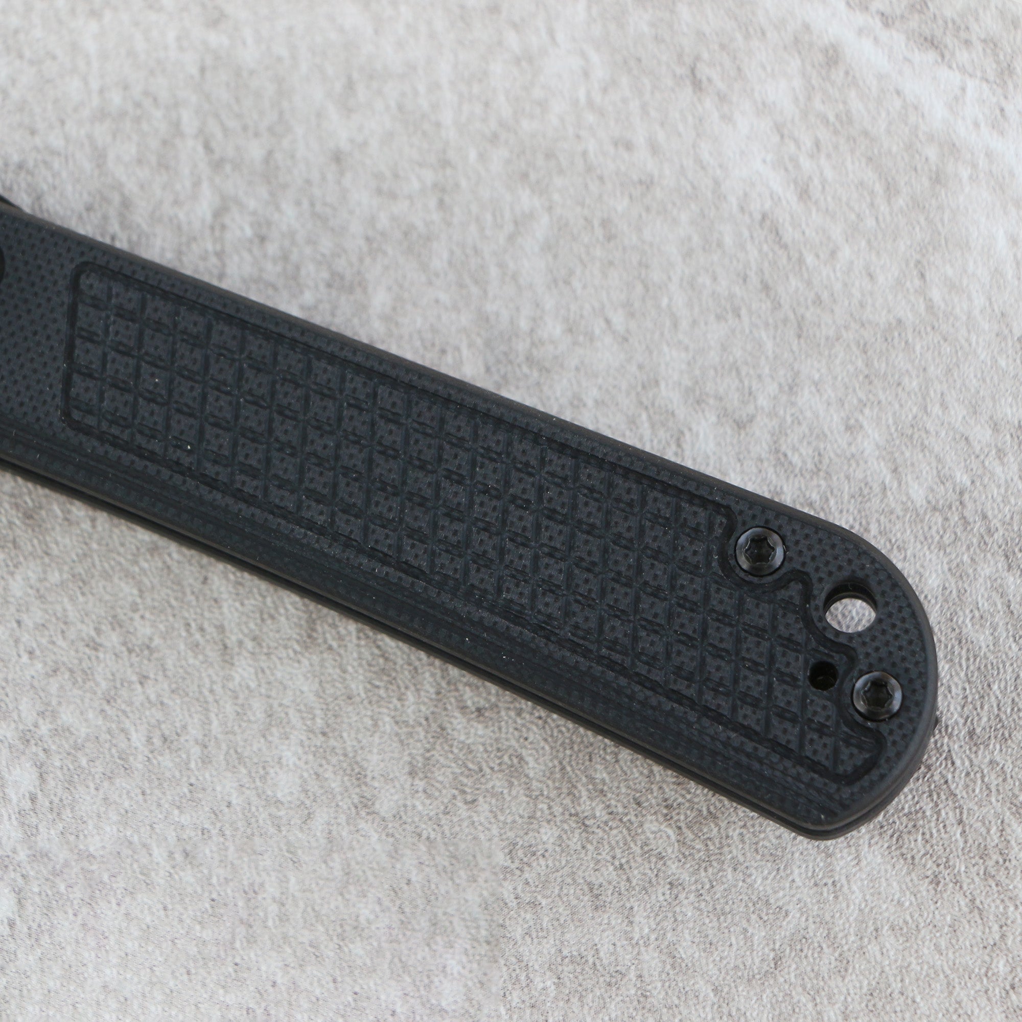 CJRB Bolt Thumb Stud & Recoil Lock V2 Folding Knife Black G10 Handle (3.25'' AR-RPM9 Steel Black PVD Coating Blade) J1960-BBK